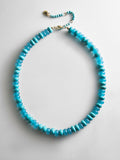 Joyce Semi-Precious Beaded Necklace - Turquoise Bead