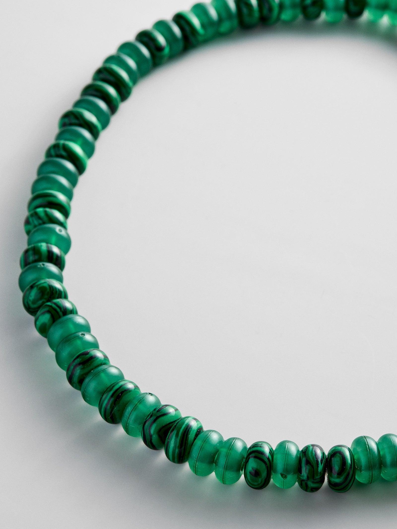 Joyce Semi-Precious Beaded Necklace - Malachite