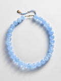 Mini Jane Beaded Necklace - Soft Blue