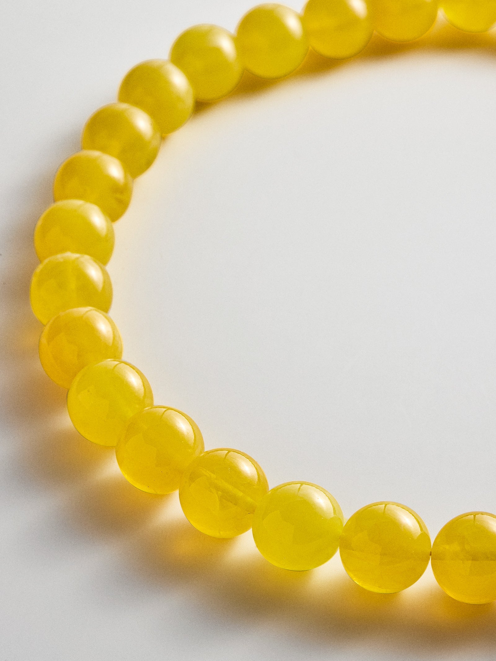 Mini Jane Beaded Necklace - Citrine