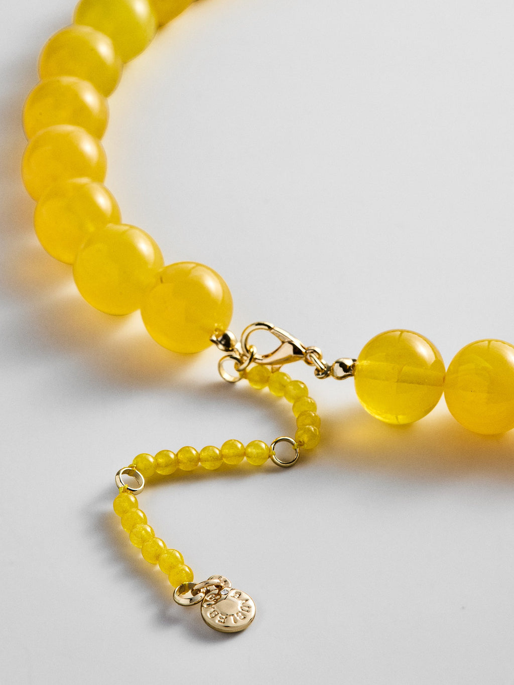 Mini Jane Beaded Necklace - Citrine