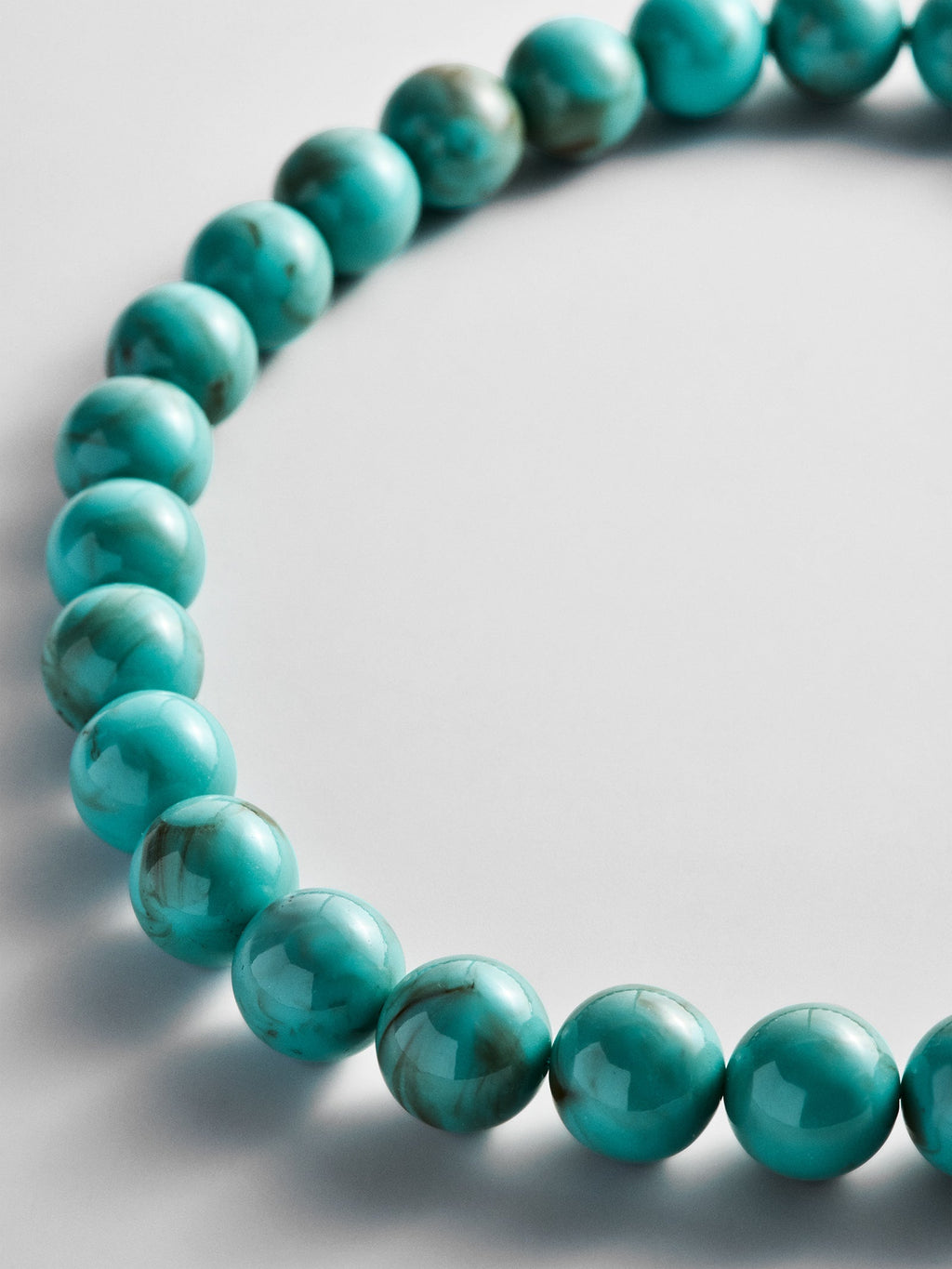 Mini Jane Beaded Necklace - Turquoise Bead