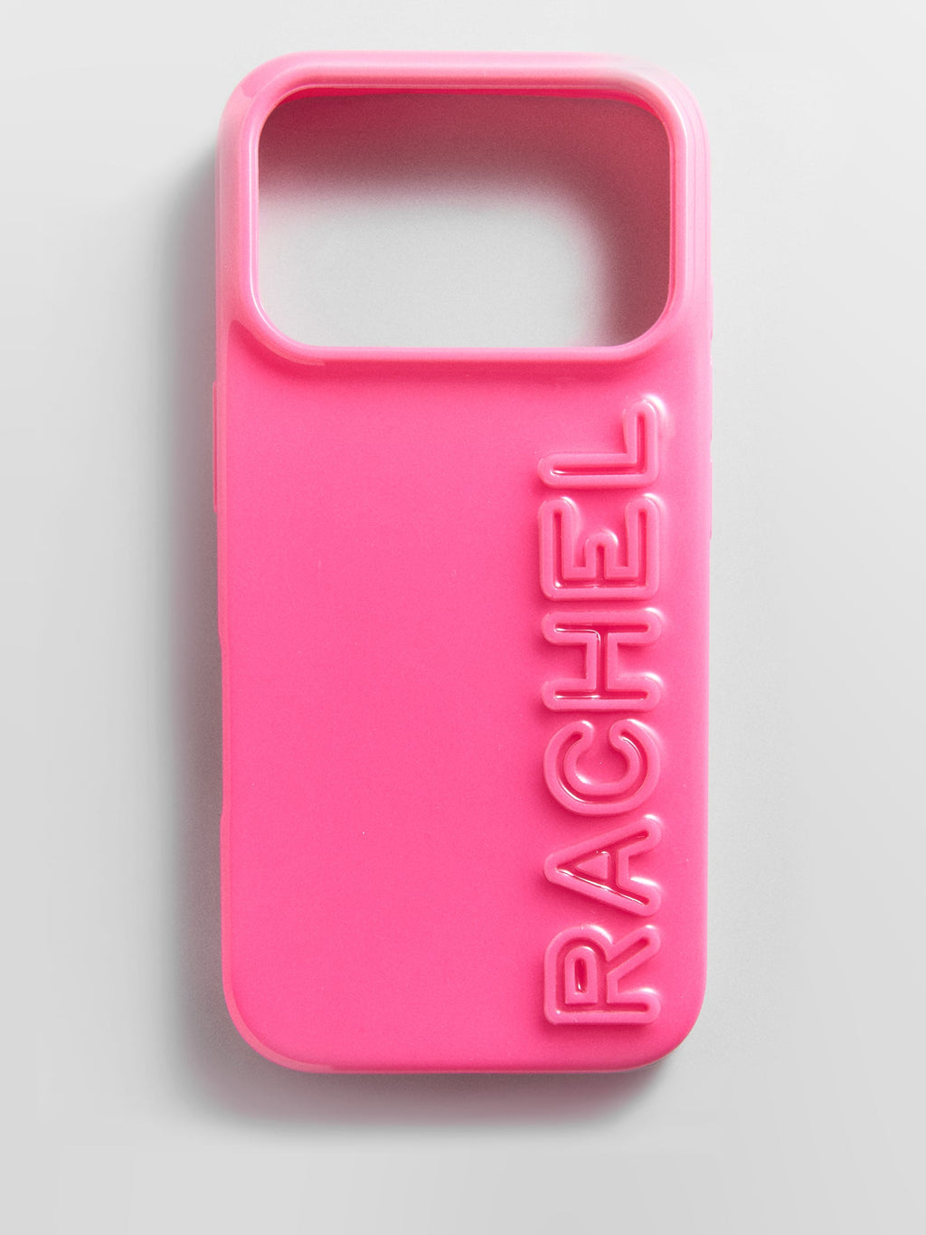 Fine Line Custom iPhone Case - Fuchsia/Fuchsia