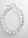 Jane Beaded Necklace - Clear/Turquoise