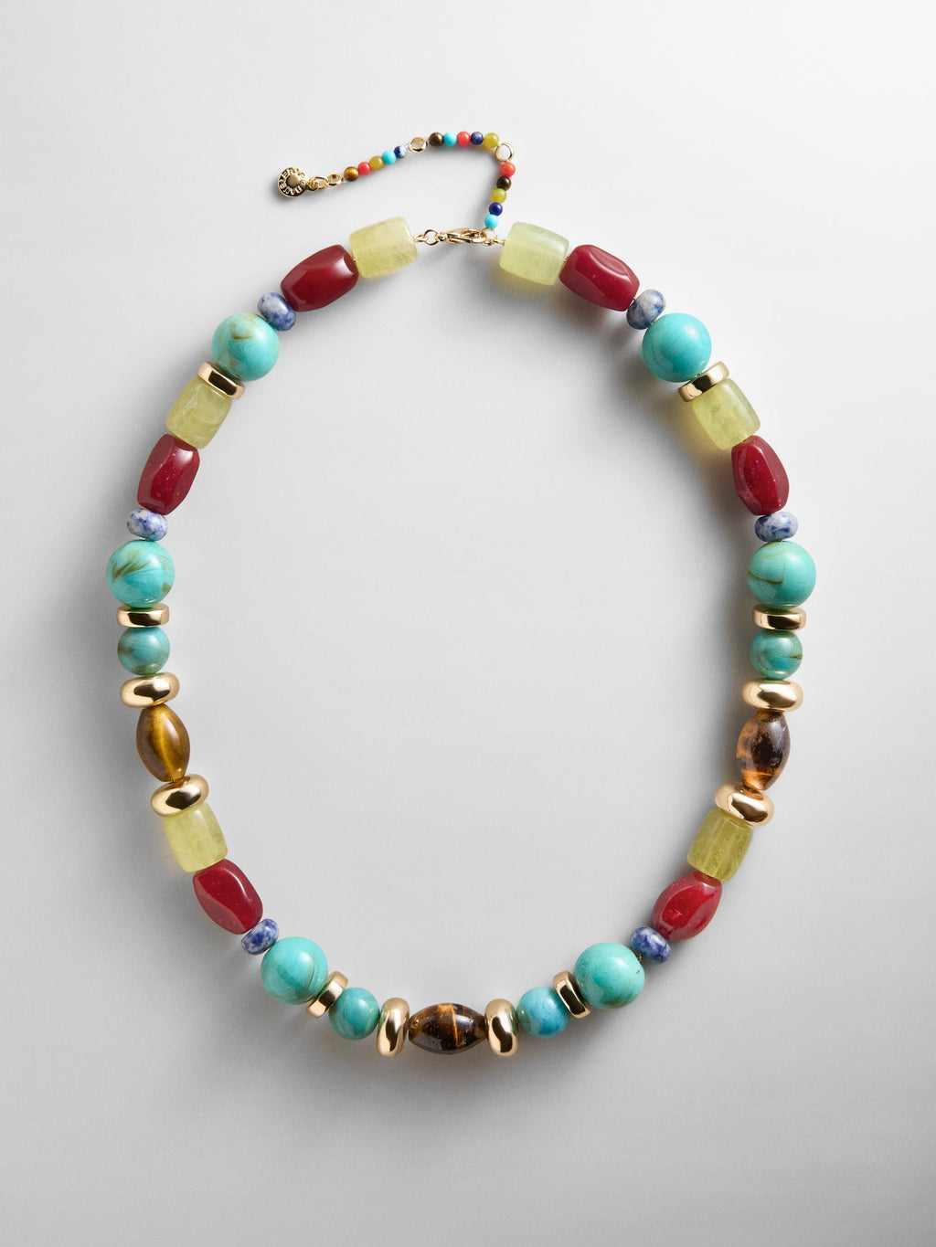 Justine Semi-Precious Beaded Necklace - Multi