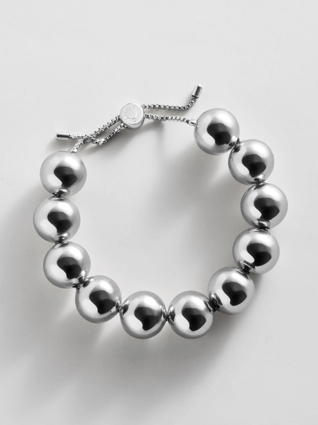 Jane Beaded Bracelet - Silver