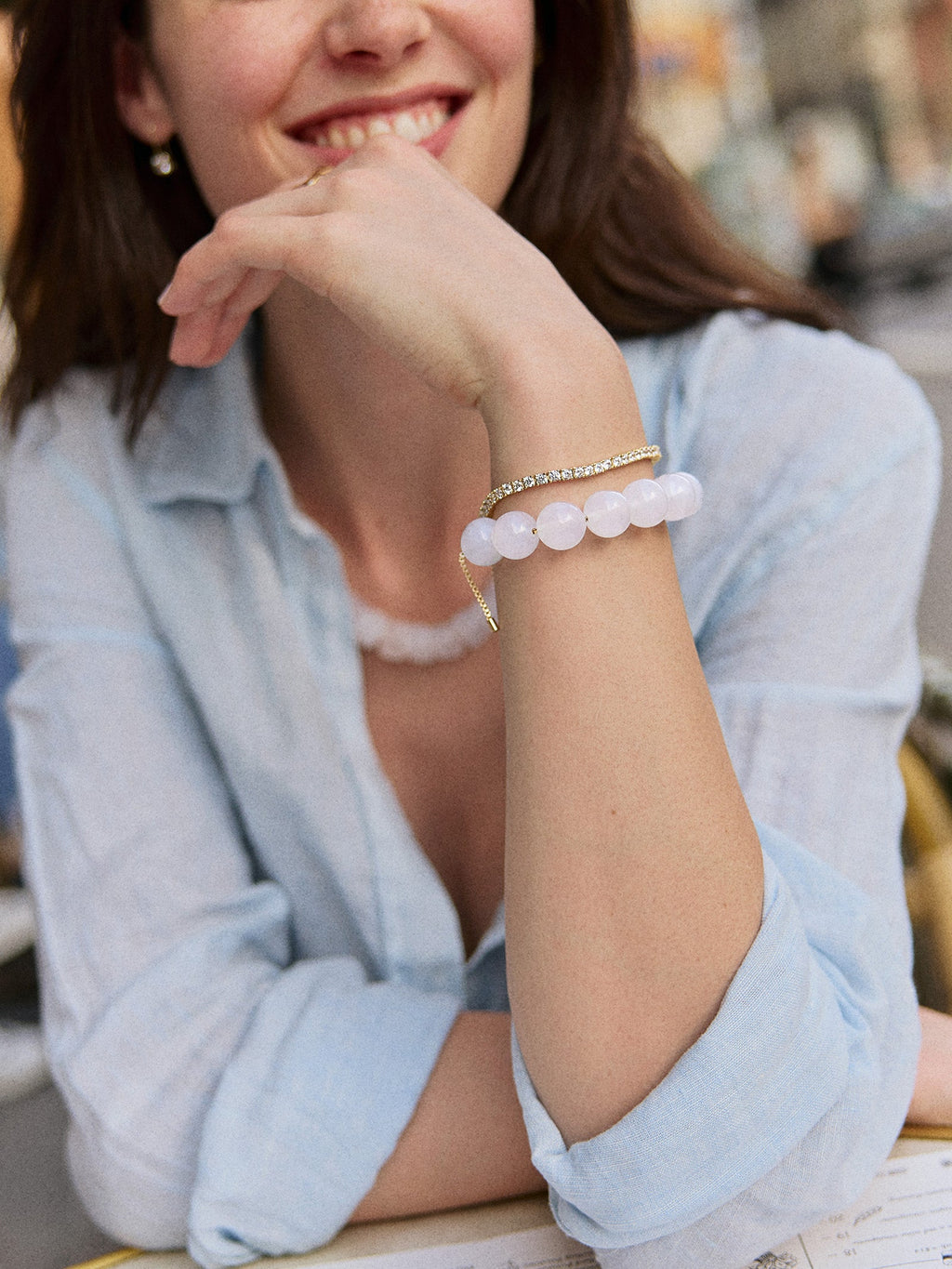 Jane Beaded Bracelet - Ivory
