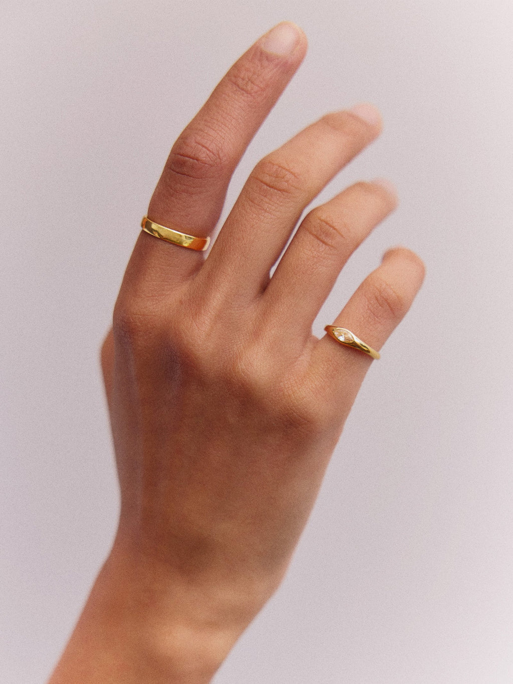 Niecy Gold Pinky Ring - Niecy Gold Pinky Ring