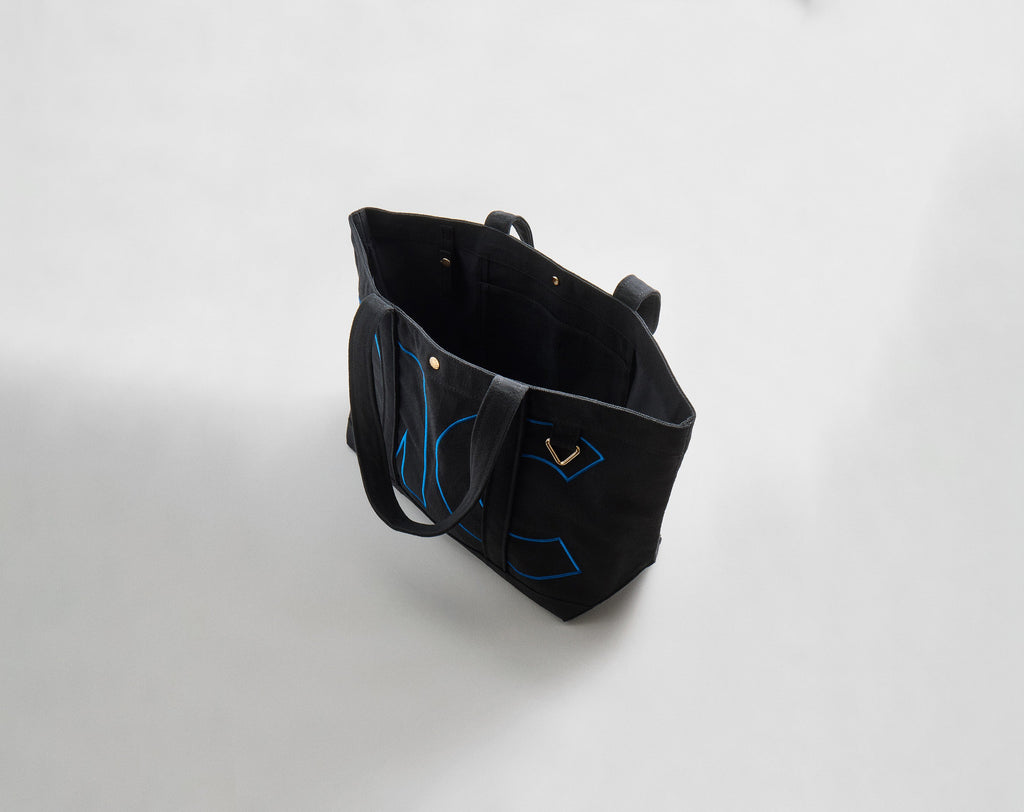 Solid Custom Alpha Tote - Jet Black