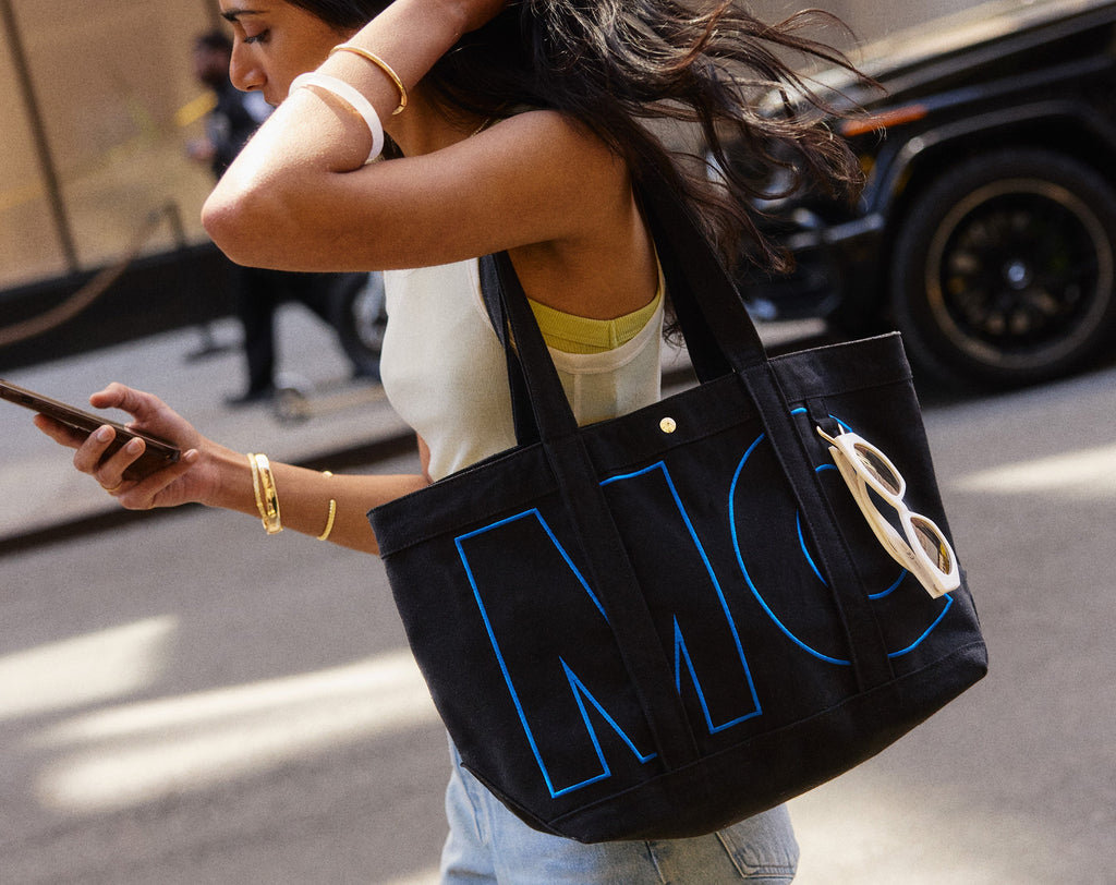 Solid Custom Alpha Tote - Jet Black