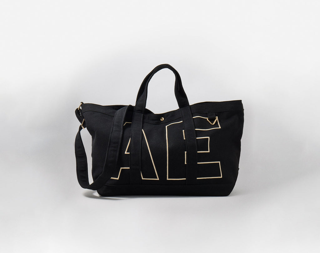 Solid Custom Alpha Tote - Jet Black