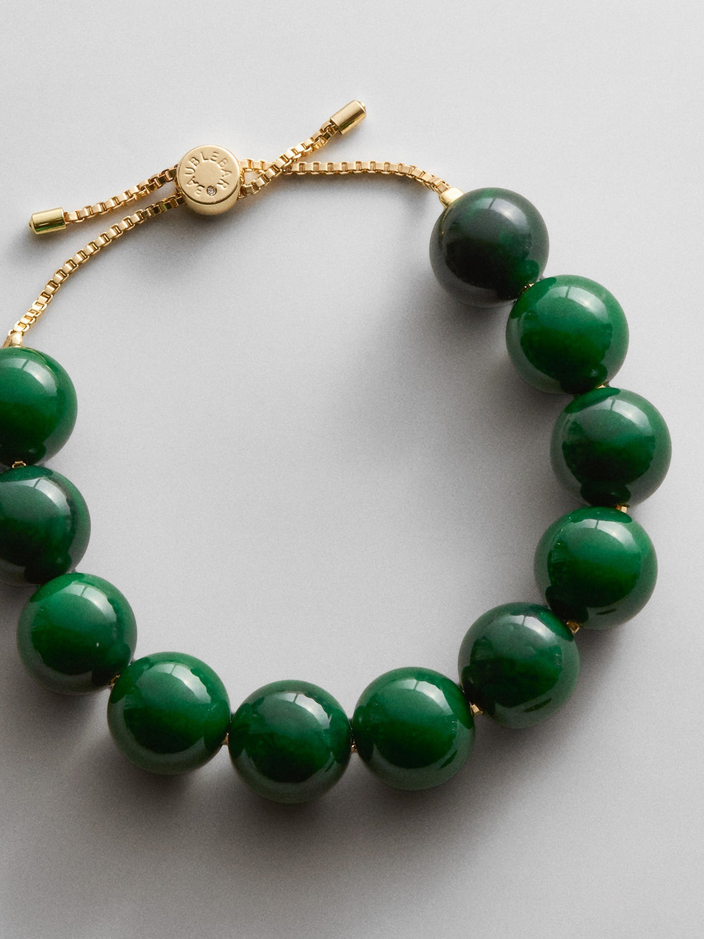 Jane Beaded Bracelet - Dark Green