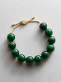Jane Beaded Bracelet - Dark Green