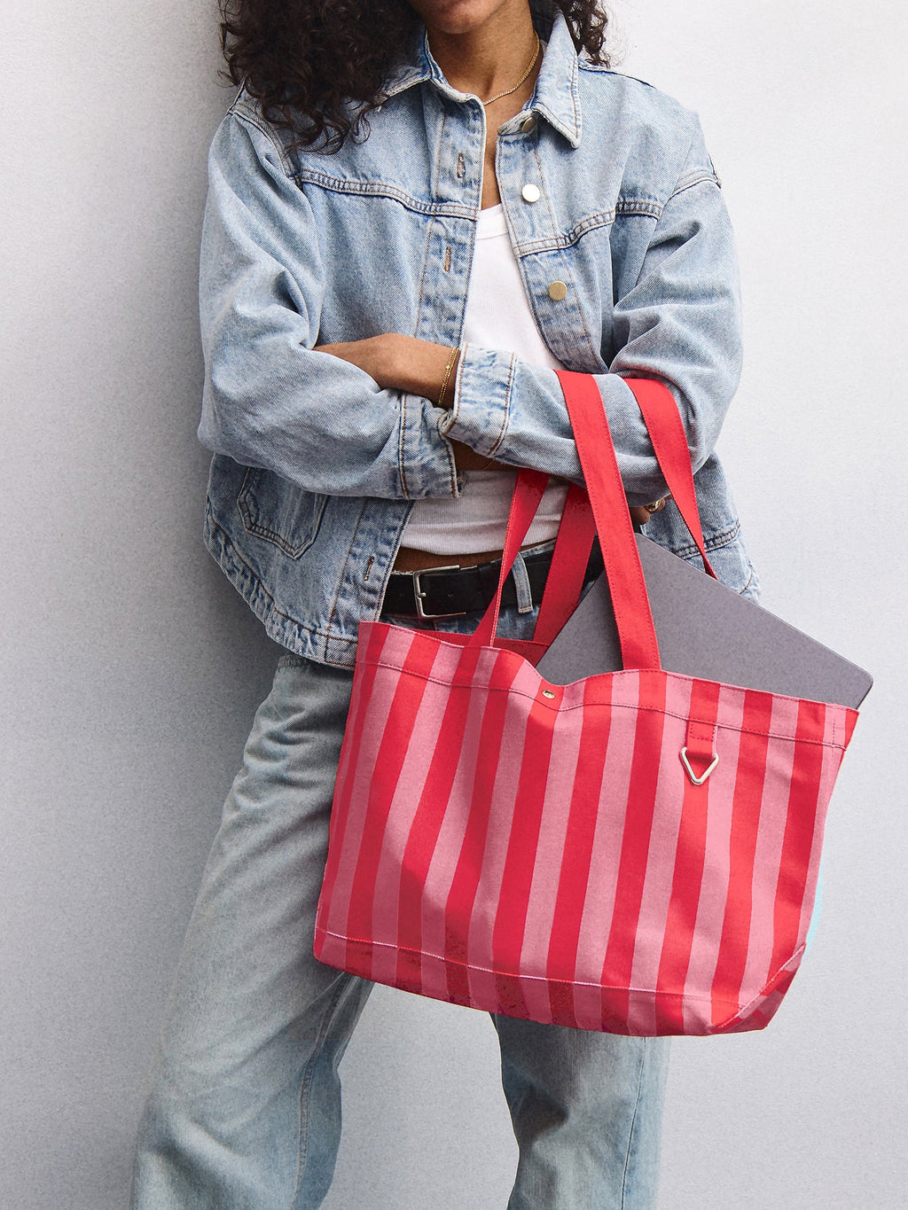 Striped Alpha Tote - Rugby