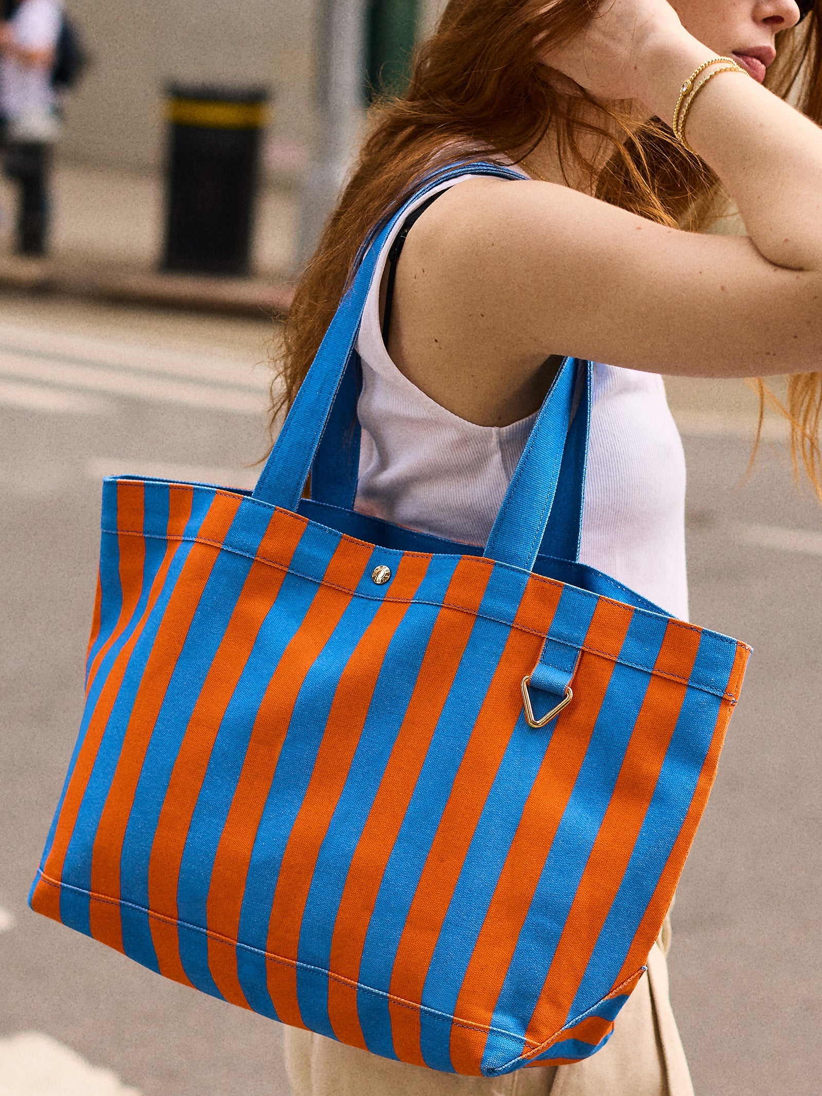 Striped Alpha Tote - Regatta