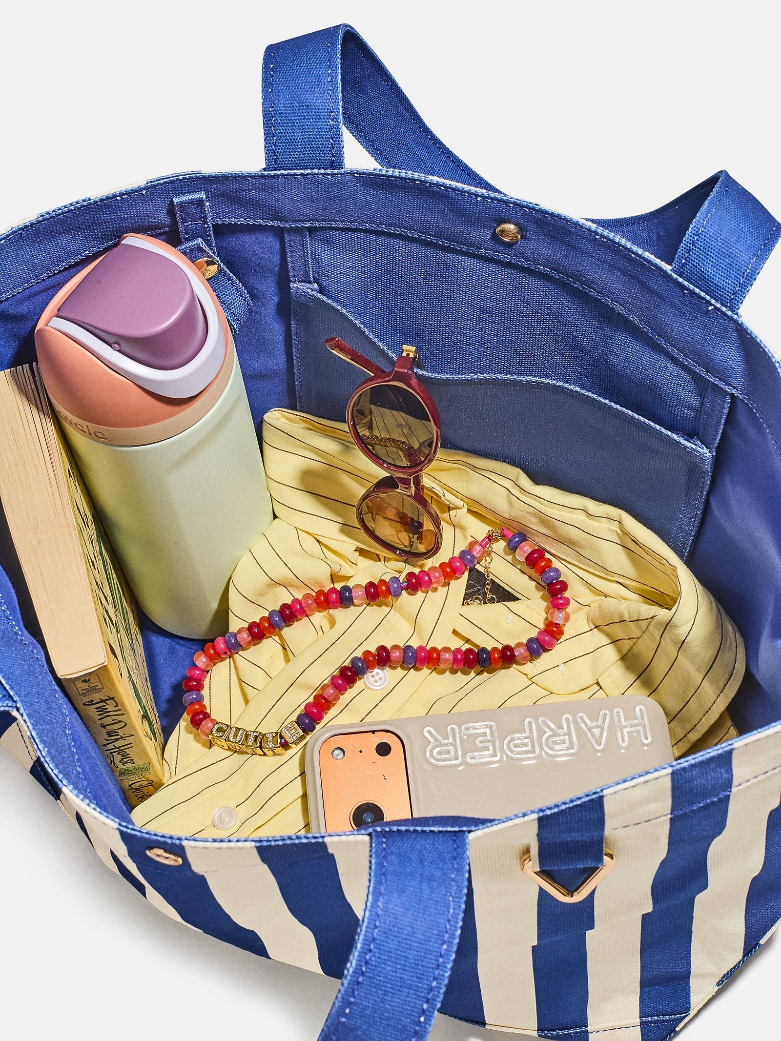 Striped Alpha Tote - Harbor