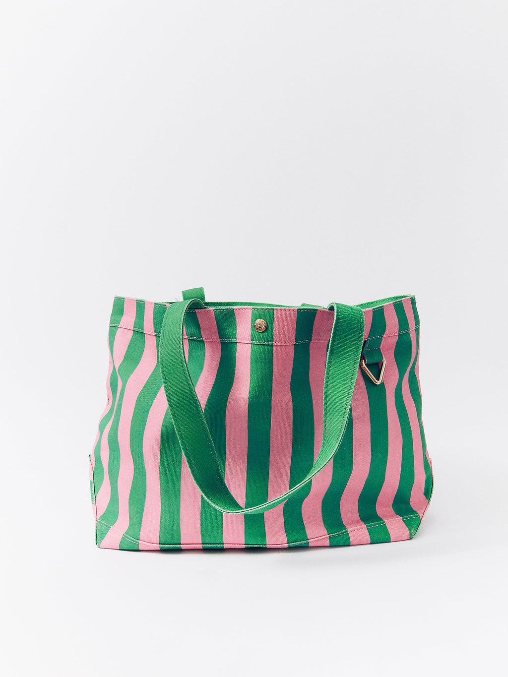Striped Alpha Tote - Grove