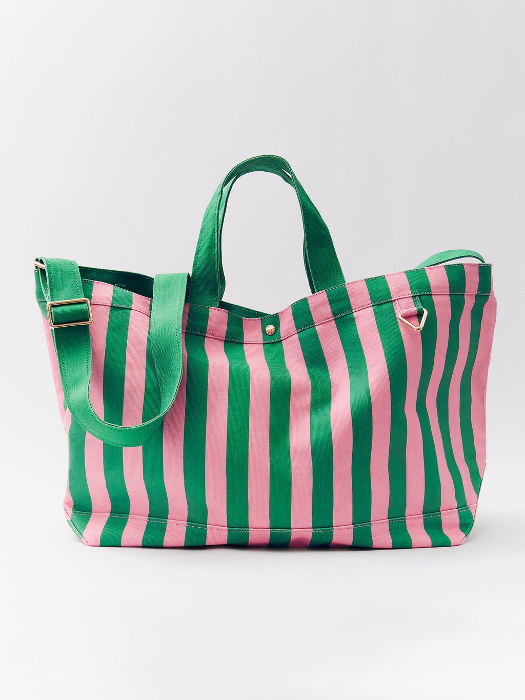 Striped Alpha Tote - Grove