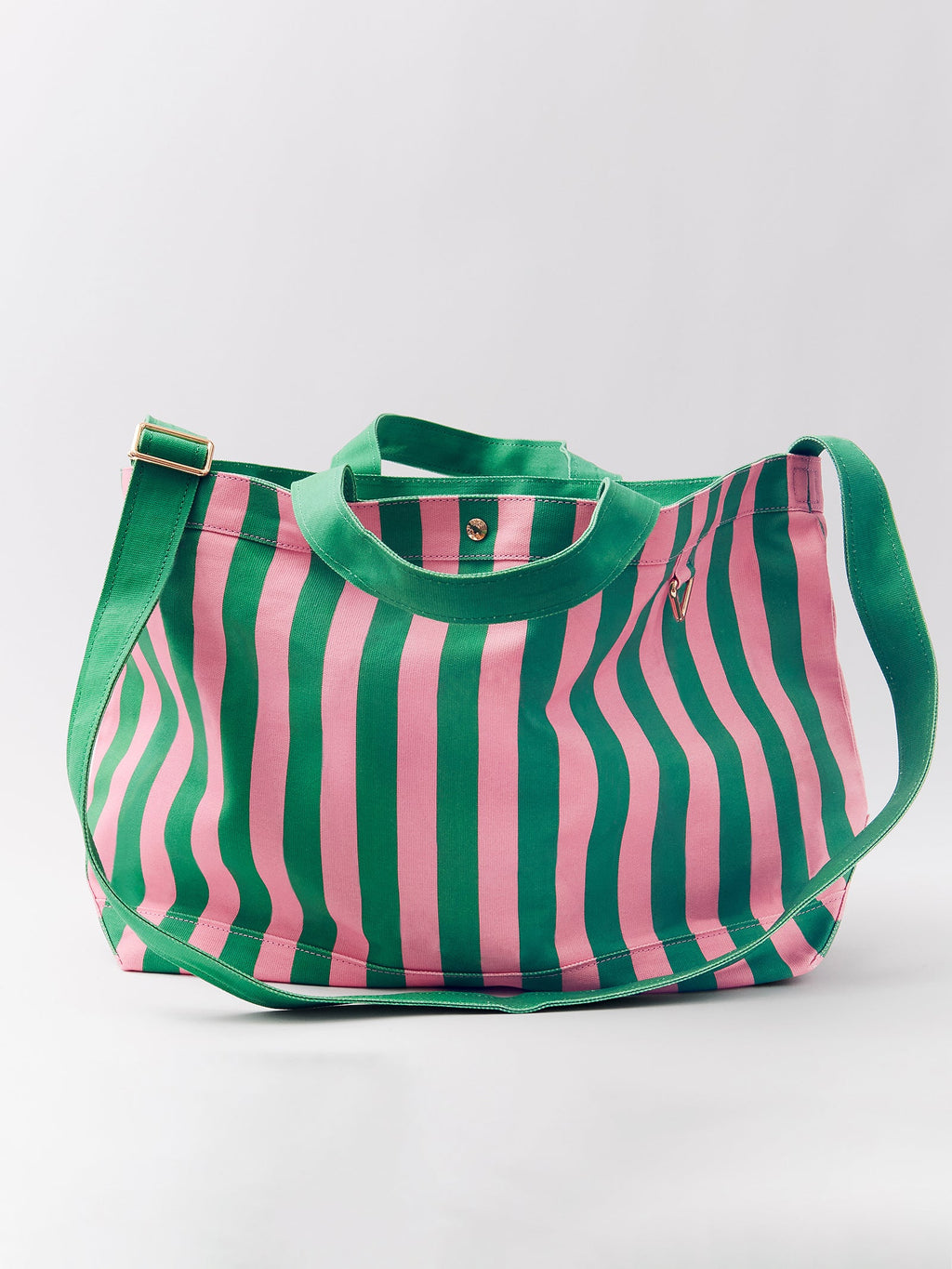 Striped Alpha Tote - Grove