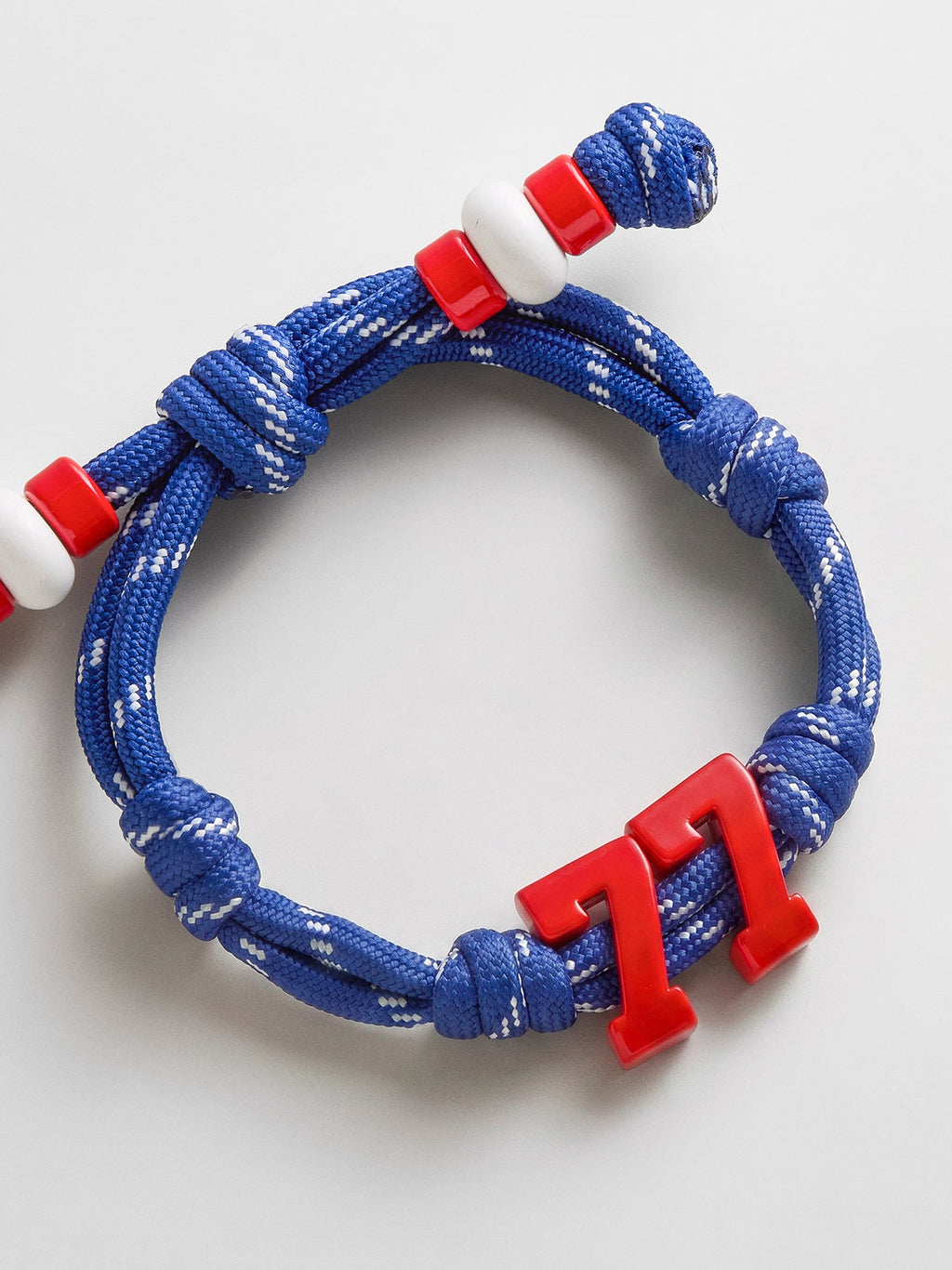 Team Knotty Varsity Custom Bracelet - France Double Digit