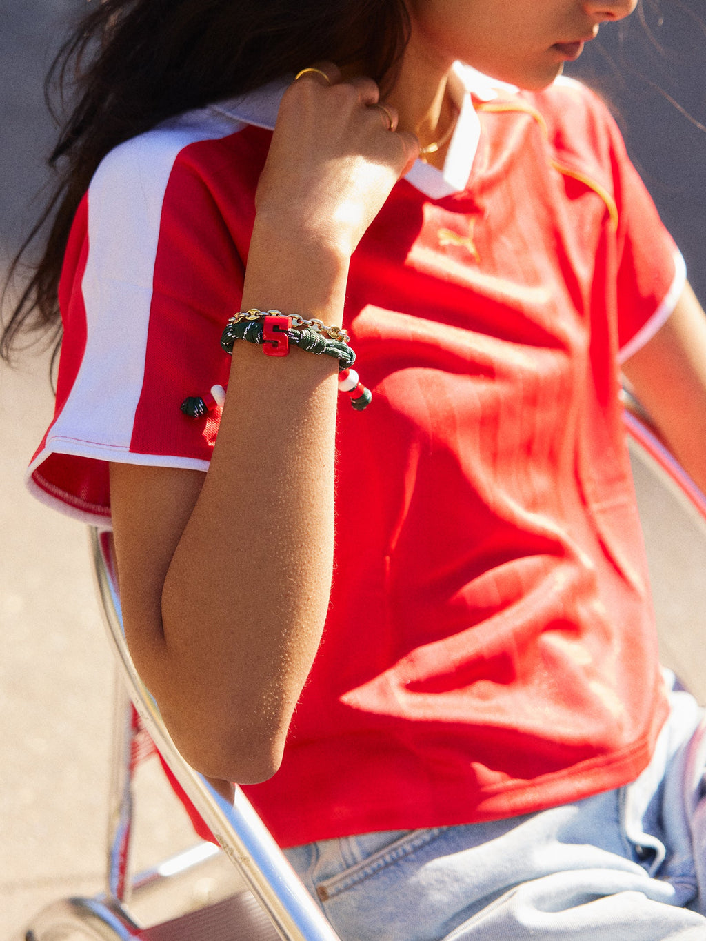 Team Knotty Varsity Custom Bracelet - Portugal Double Digit
