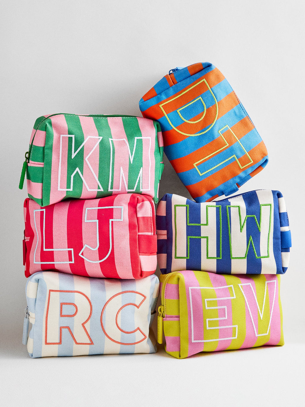 Striped Take It Away Custom Storage Pouch - Custom Cabana