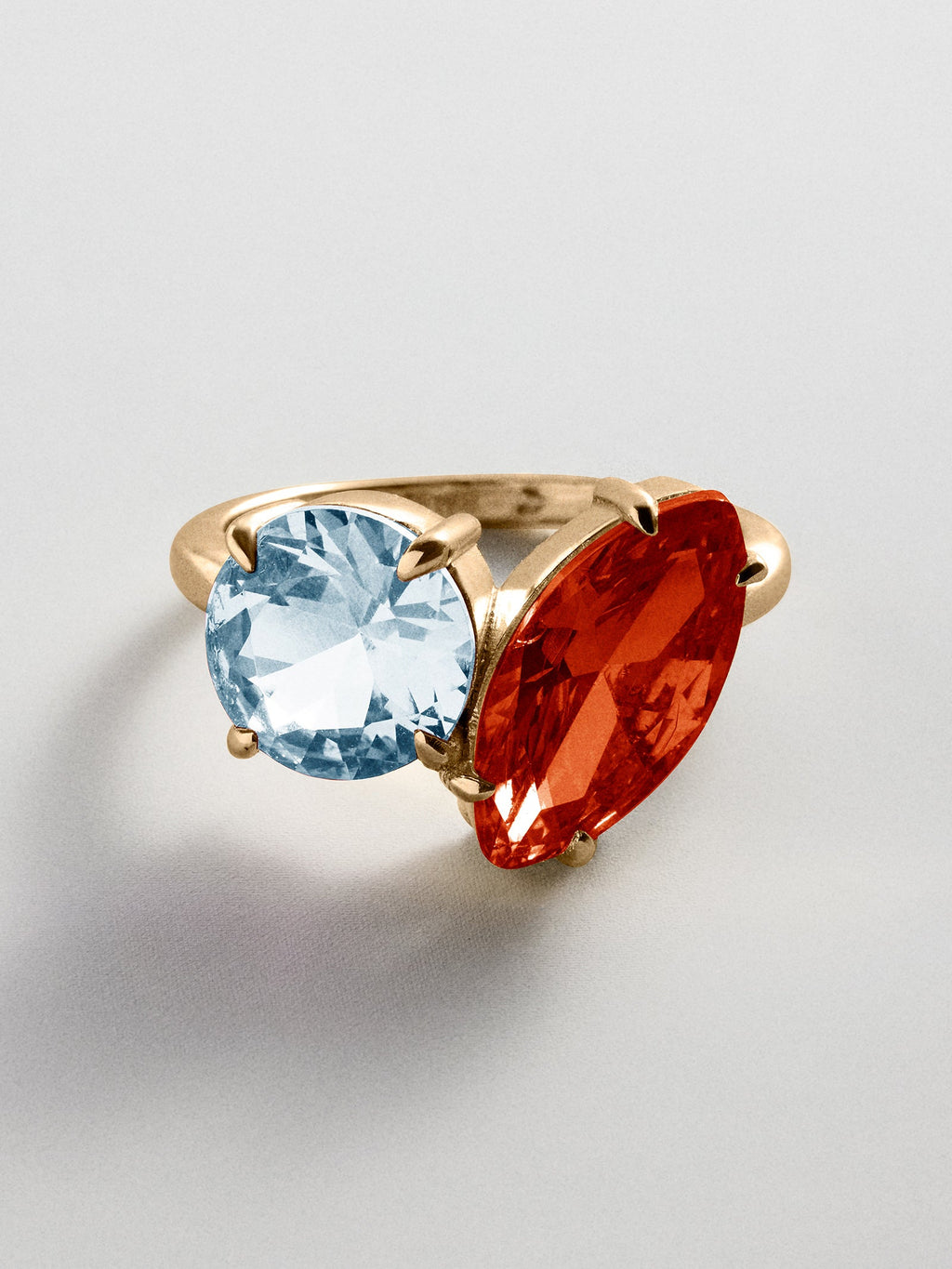 Toi et Moi Custom Birthstone Ring - Gold