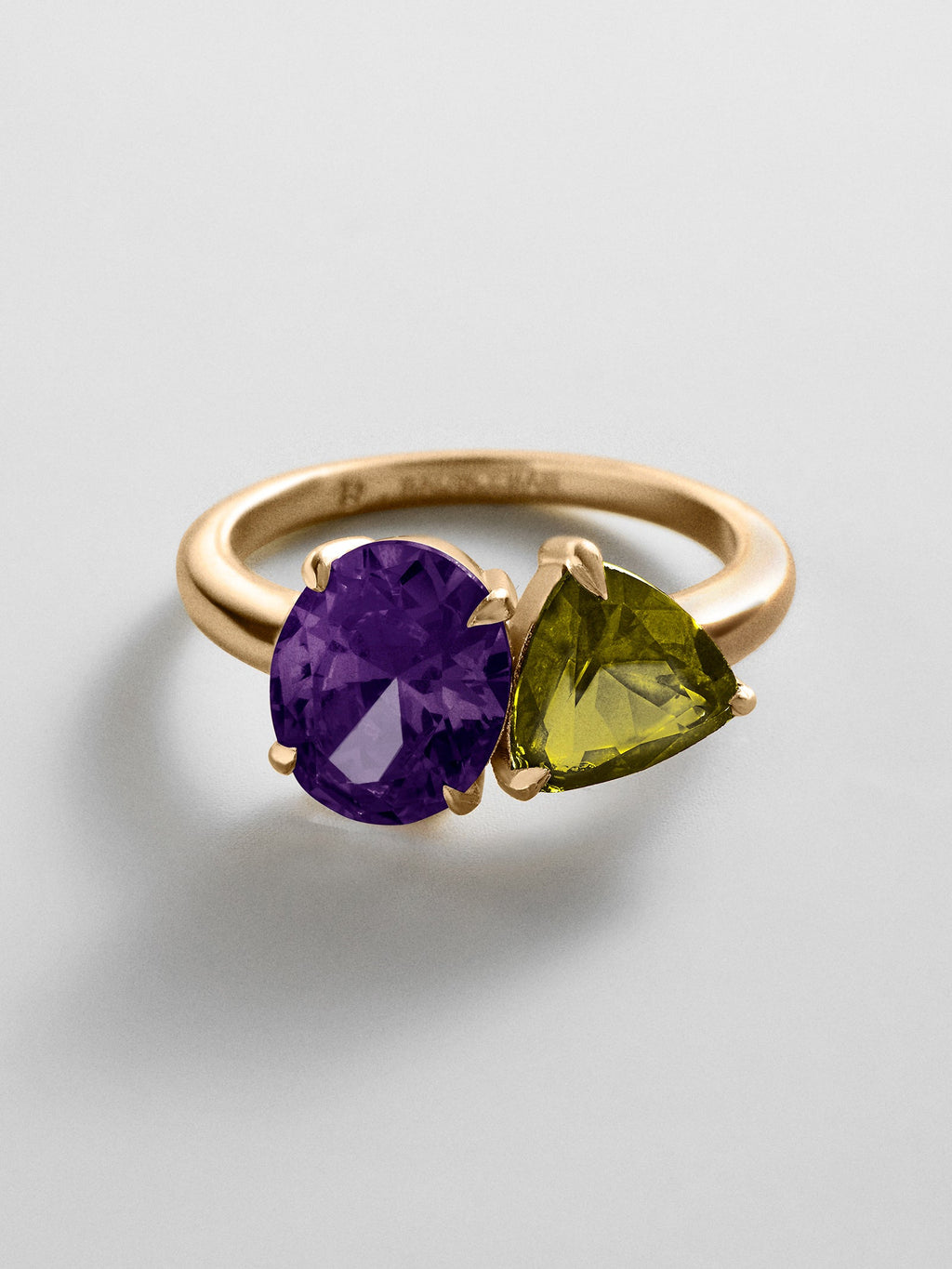 Toi et Moi Custom Birthstone Ring - Gold