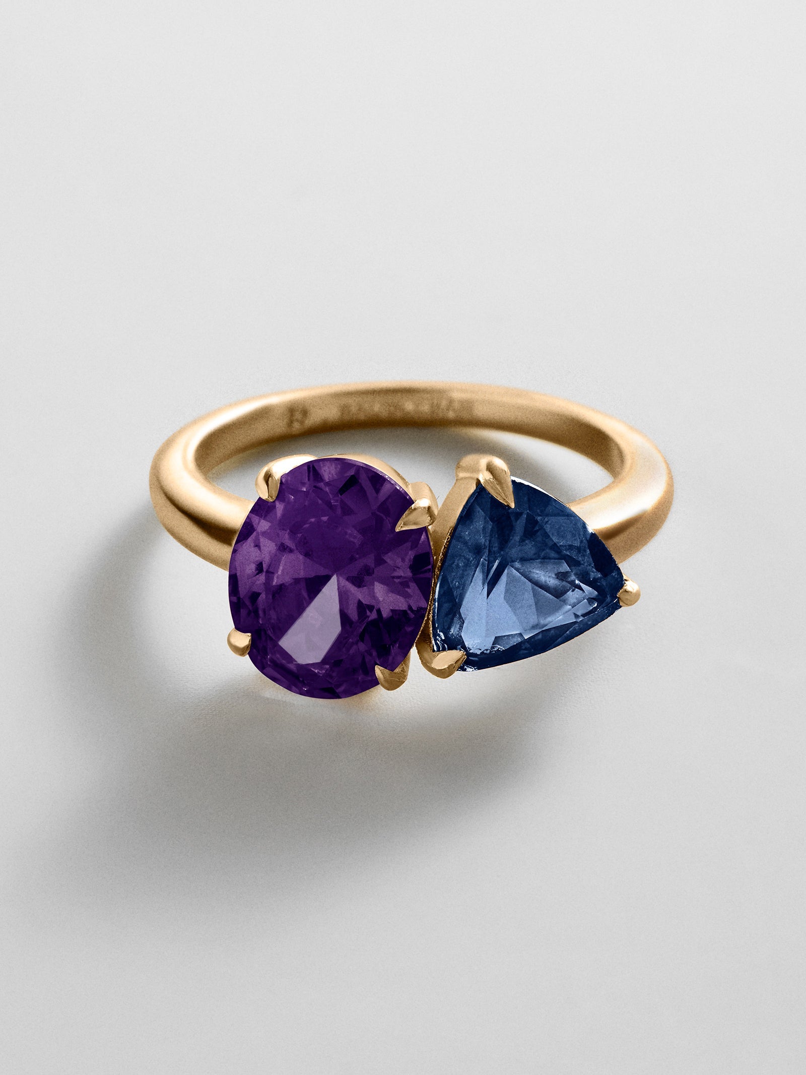 Toi et Moi Custom Birthstone Ring - Gold