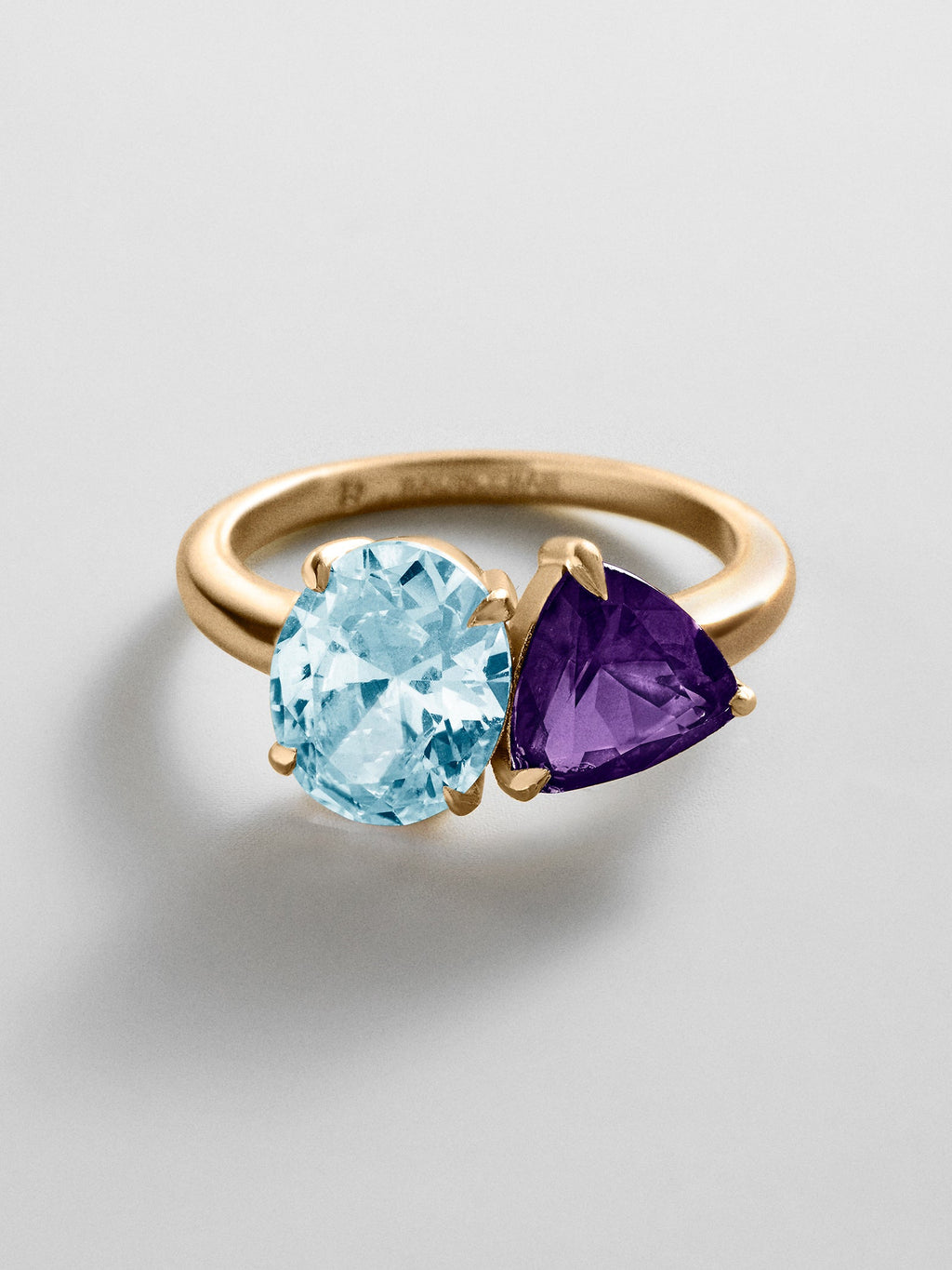 Toi et Moi Custom Birthstone Ring - Gold