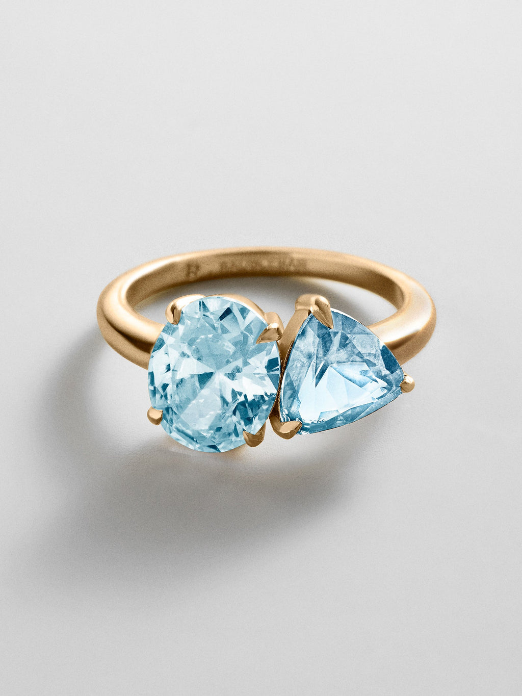 Toi et Moi Custom Birthstone Ring - Gold