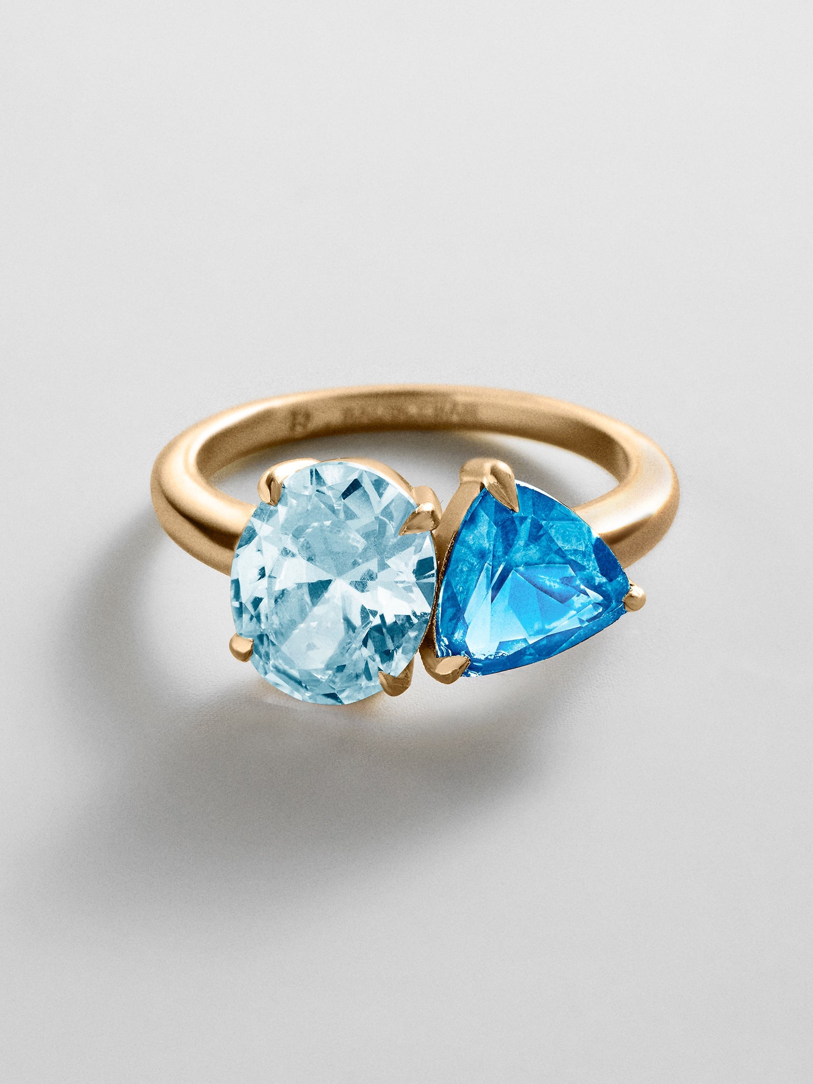 Toi et Moi Custom Birthstone Ring - Gold