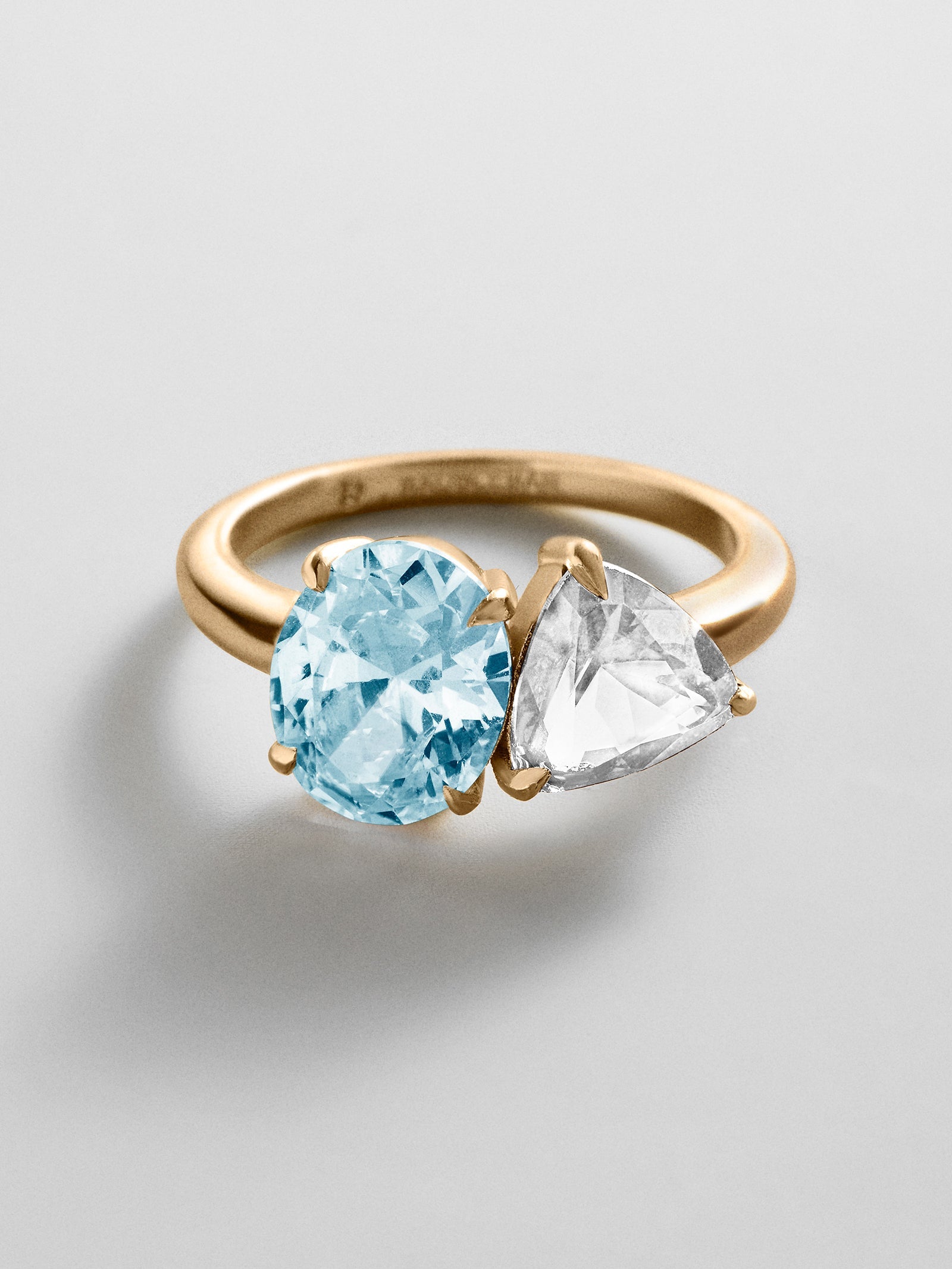 Toi et Moi Custom Birthstone Ring - Gold