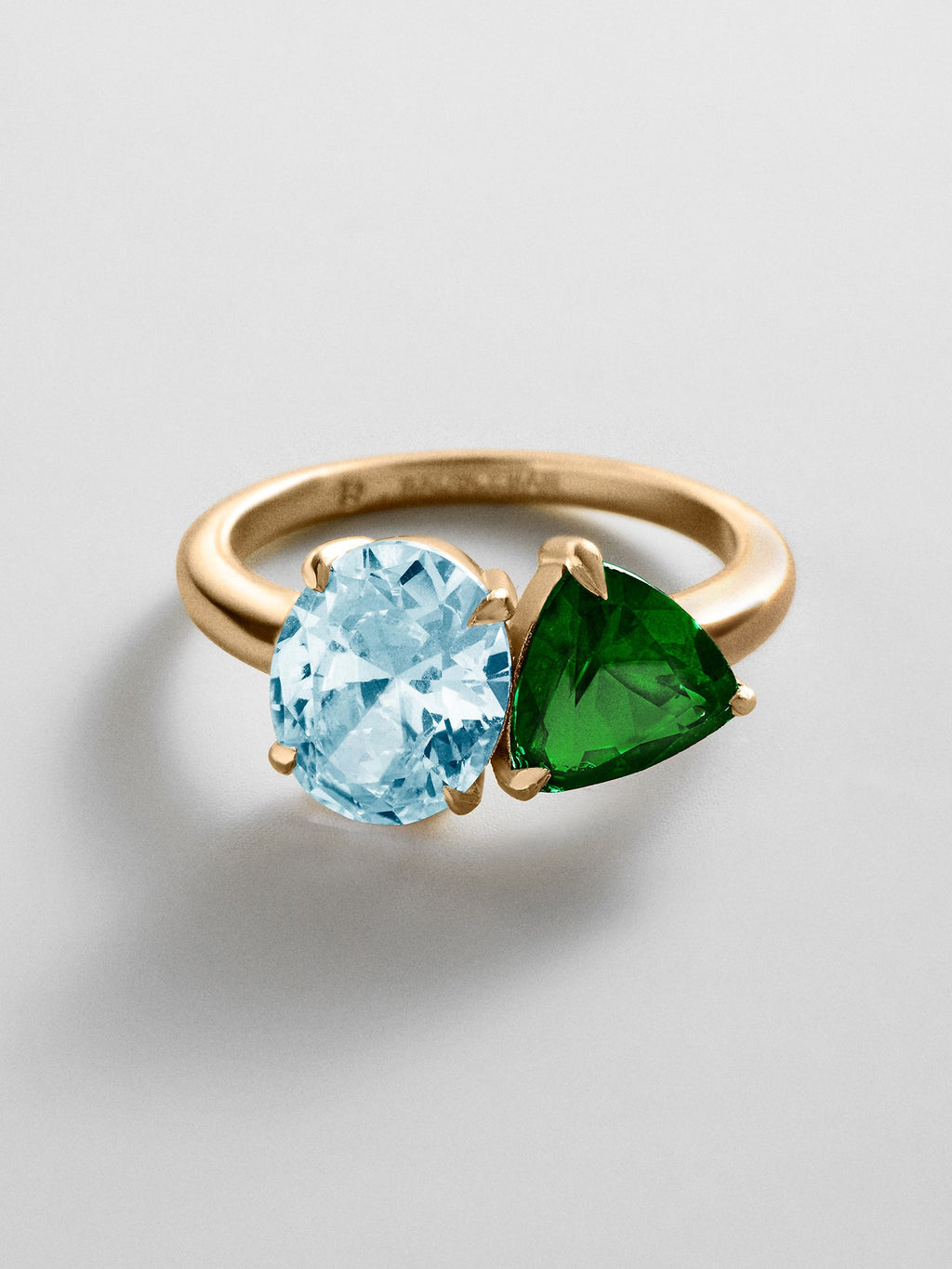 Toi et Moi Custom Birthstone Ring - Gold