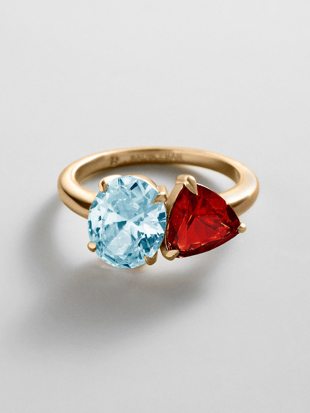 Toi et Moi Custom Birthstone Ring - Gold