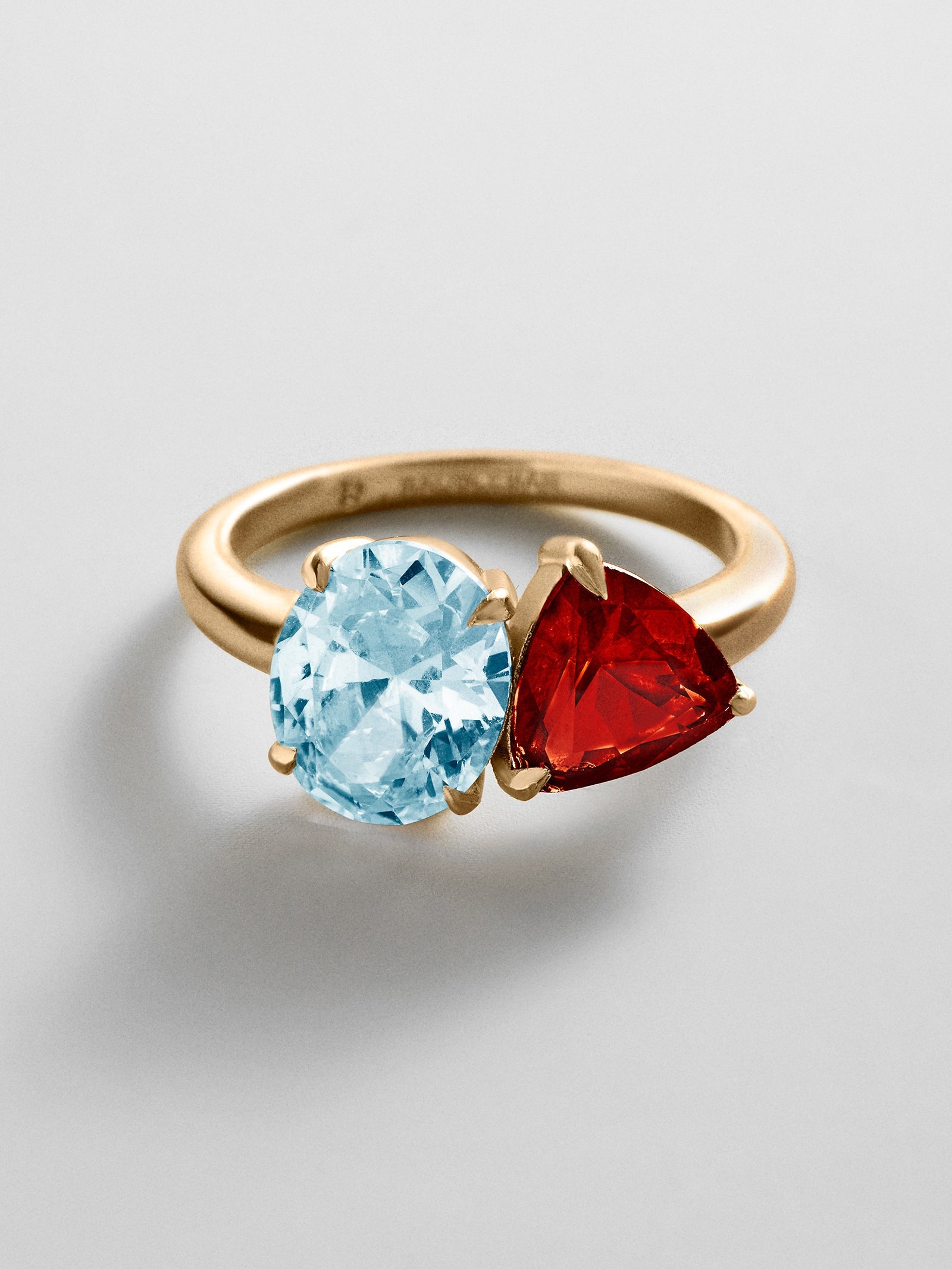 Toi et Moi Custom Birthstone Ring - Gold