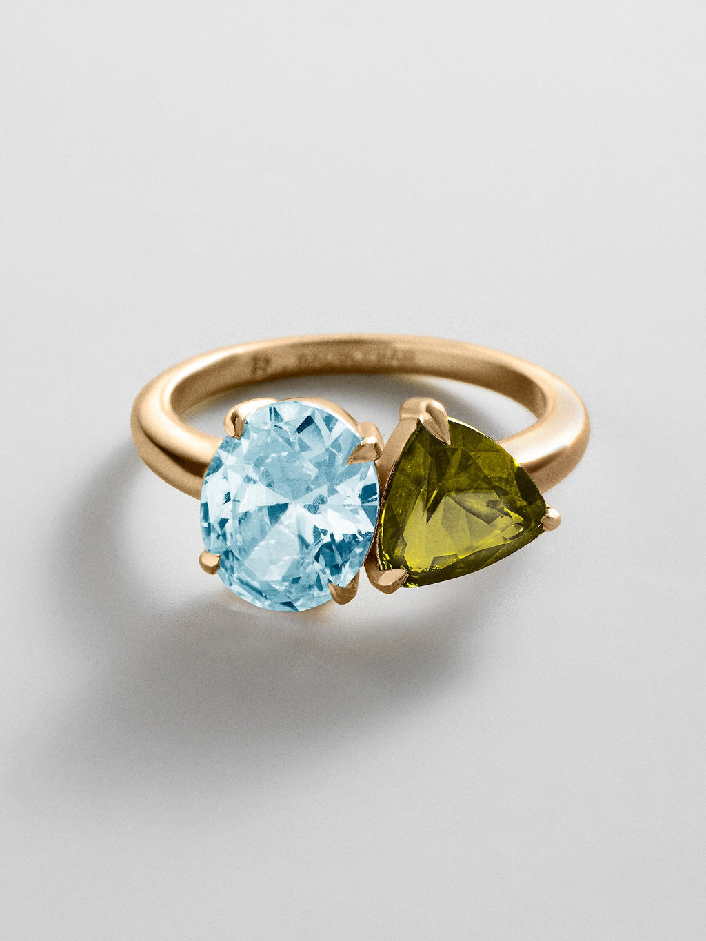 Toi et Moi Custom Birthstone Ring - Gold