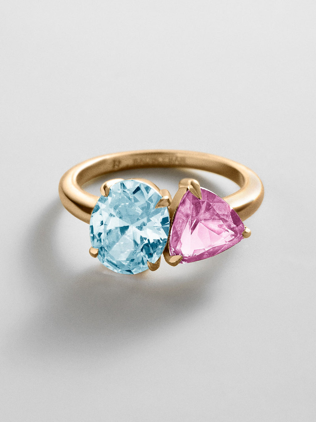 Toi et Moi Custom Birthstone Ring - Gold