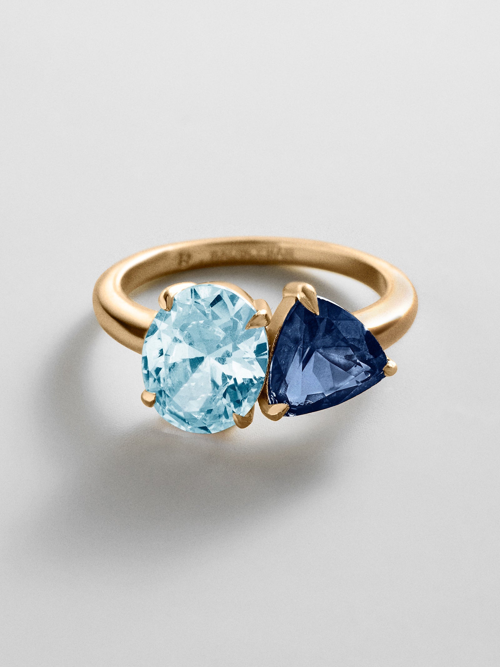 Toi et Moi Custom Birthstone Ring - Gold