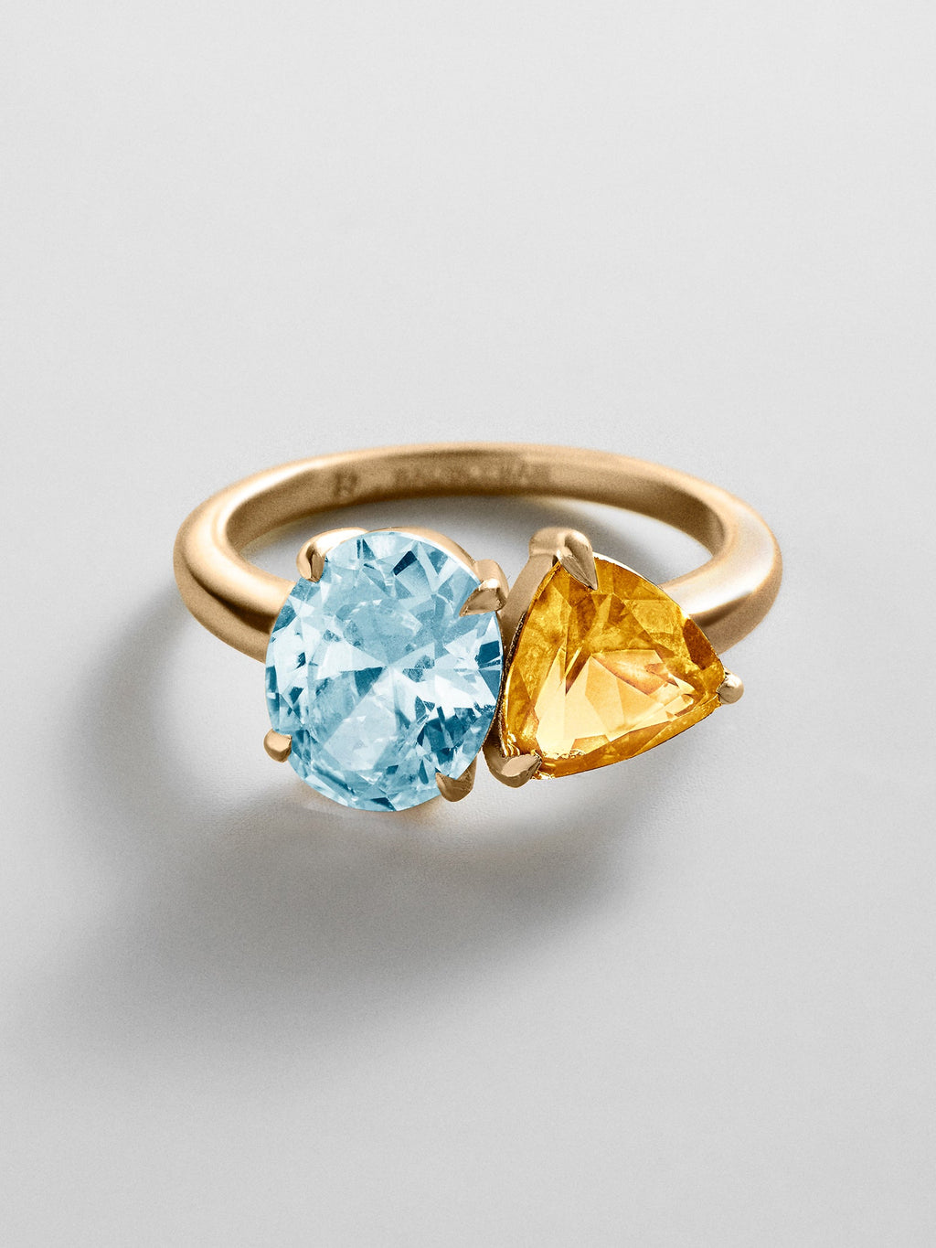 Toi et Moi Custom Birthstone Ring - Gold