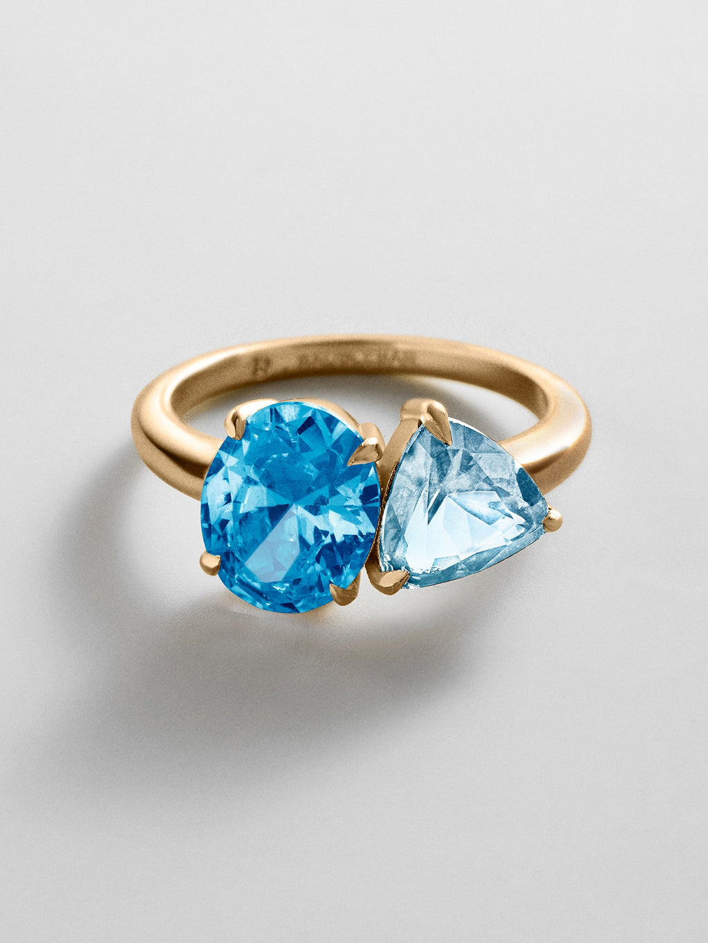 Toi et Moi Custom Birthstone Ring - Gold