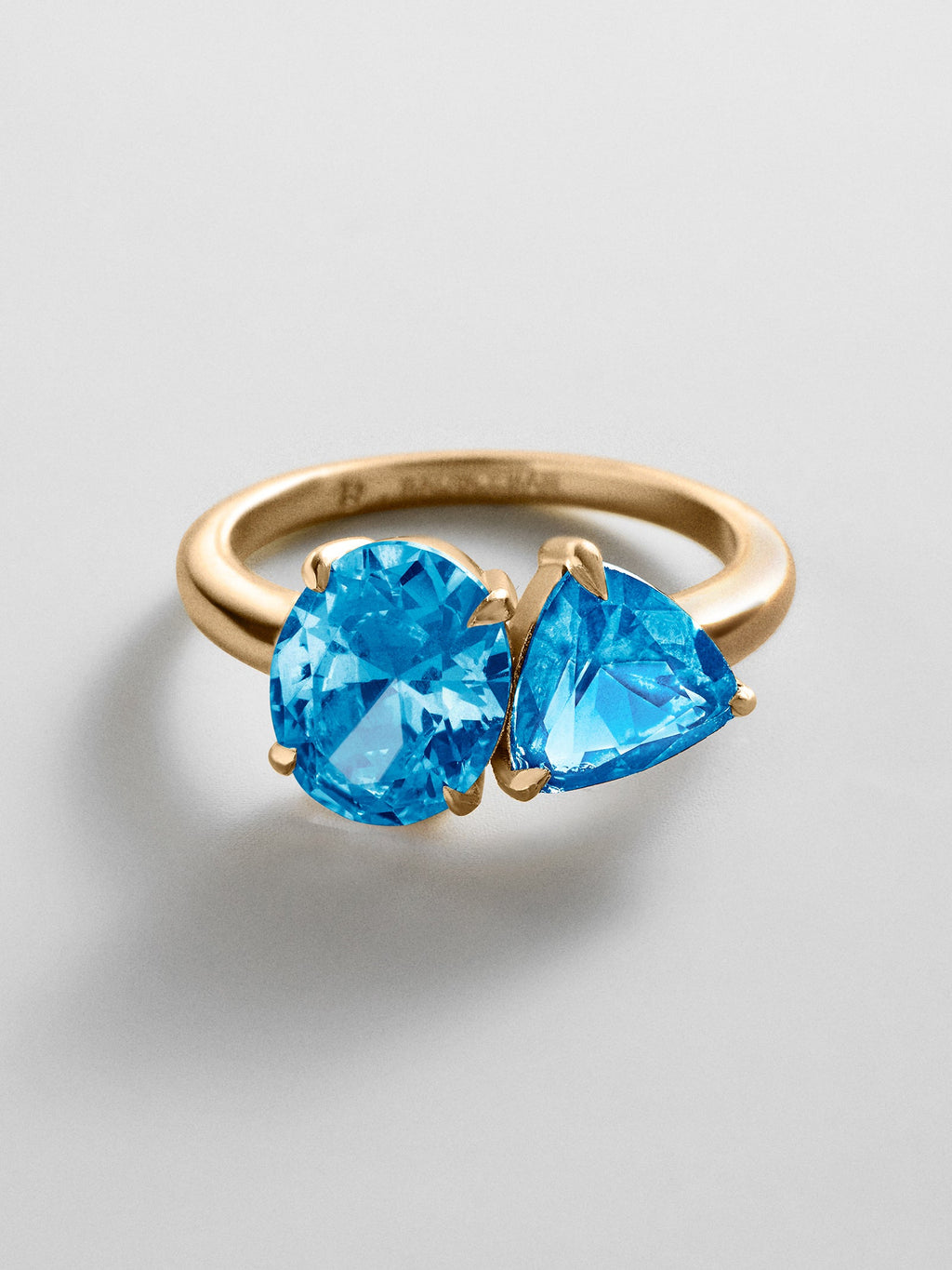Toi et Moi Custom Birthstone Ring - Gold