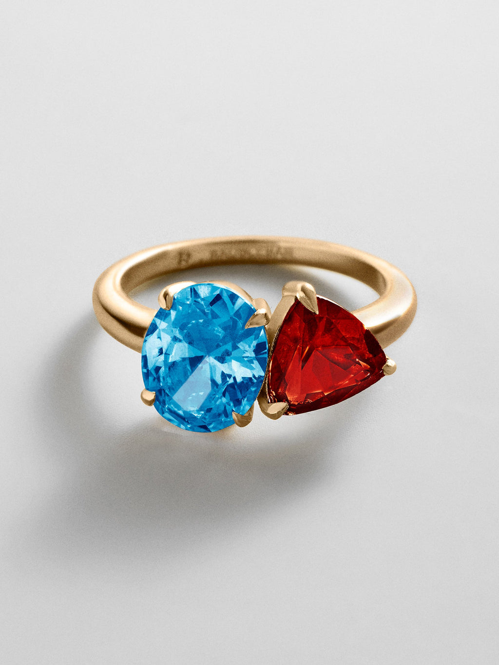 Toi et Moi Custom Birthstone Ring - Gold