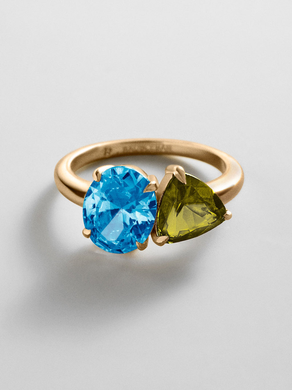 Toi et Moi Custom Birthstone Ring - Gold