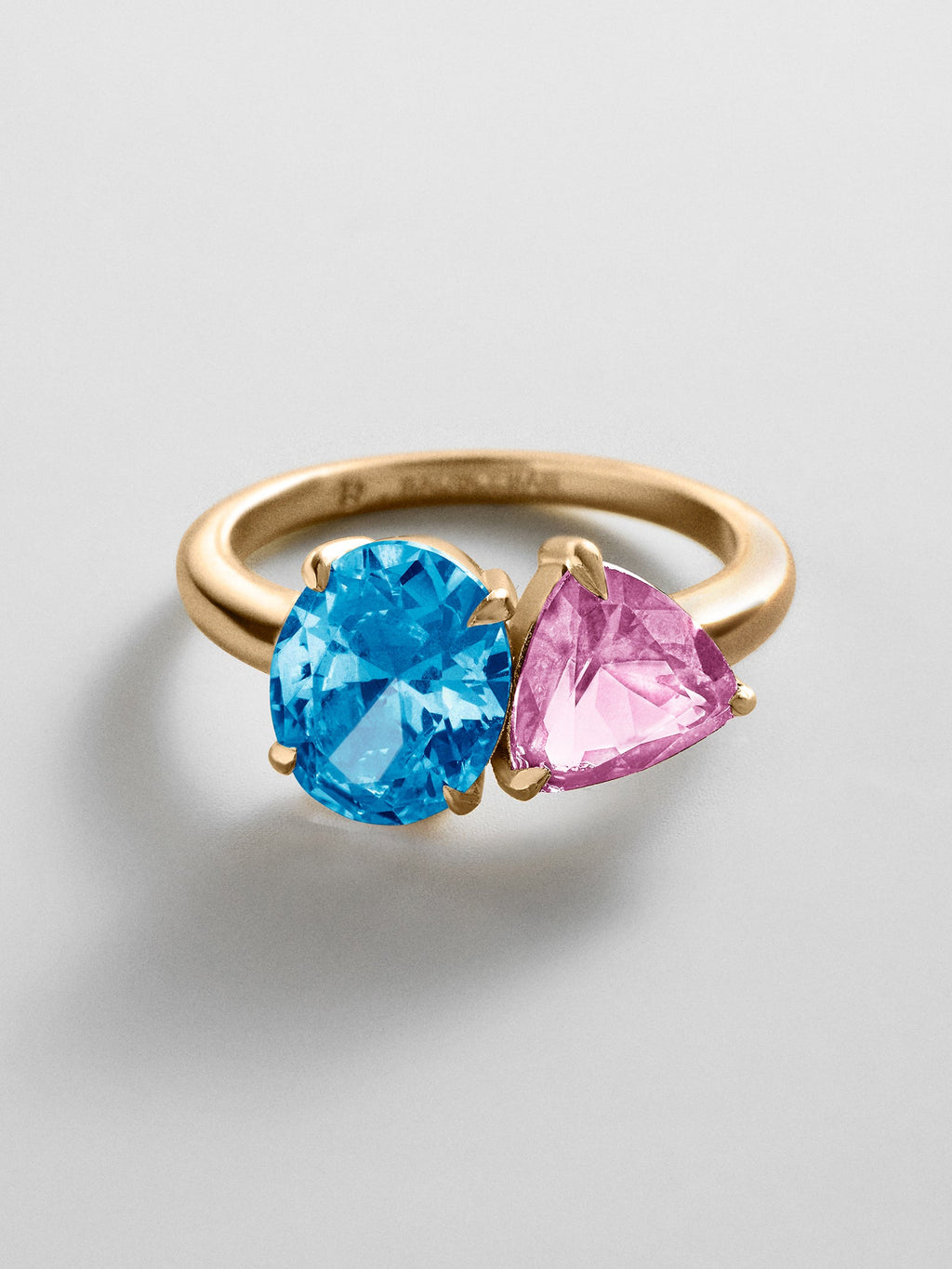 Toi et Moi Custom Birthstone Ring - Gold