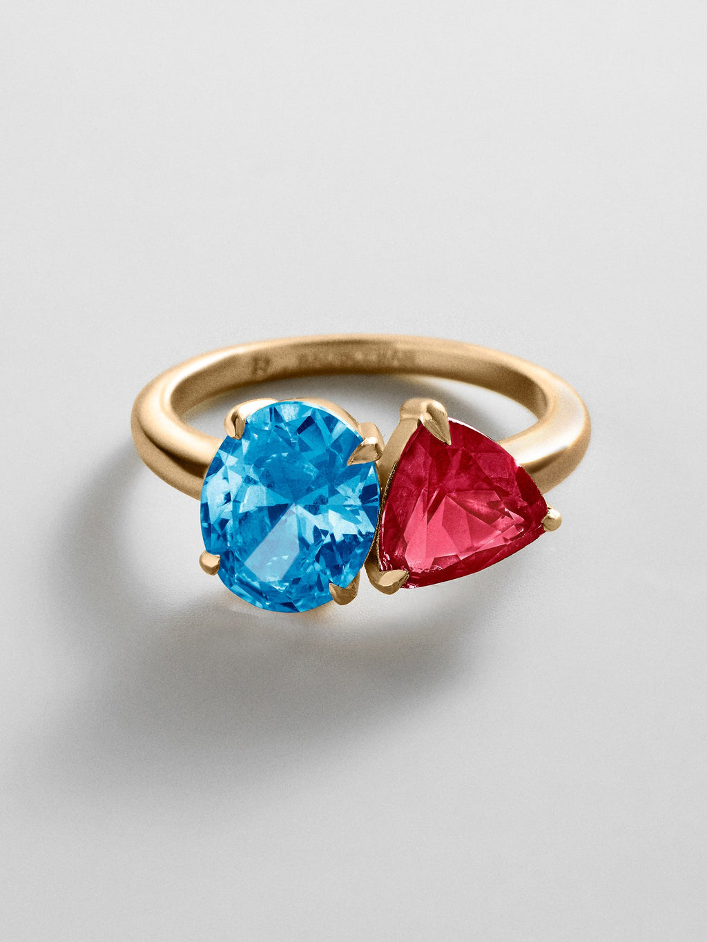 Toi et Moi Custom Birthstone Ring - Gold