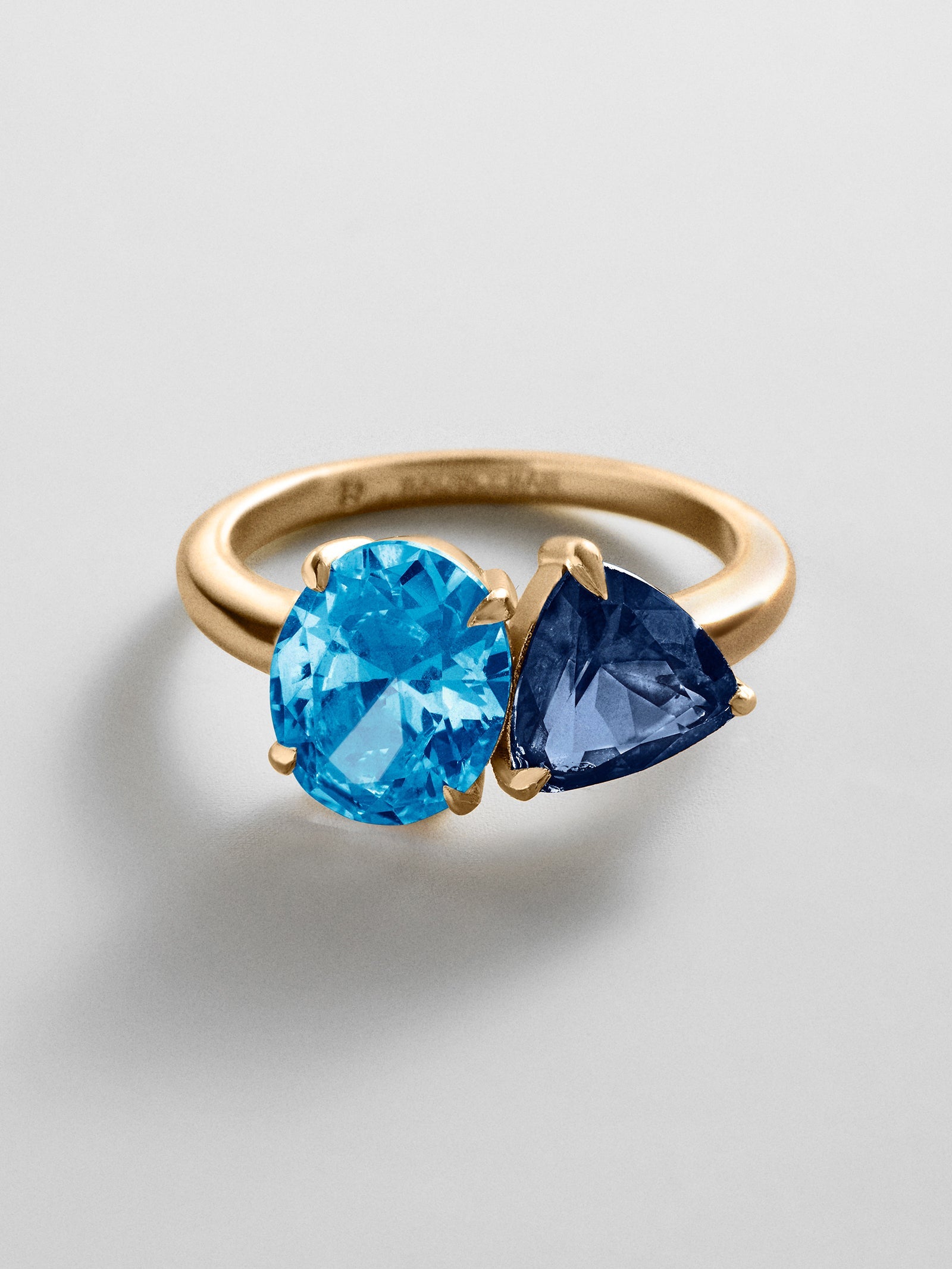 Toi et Moi Custom Birthstone Ring - Gold