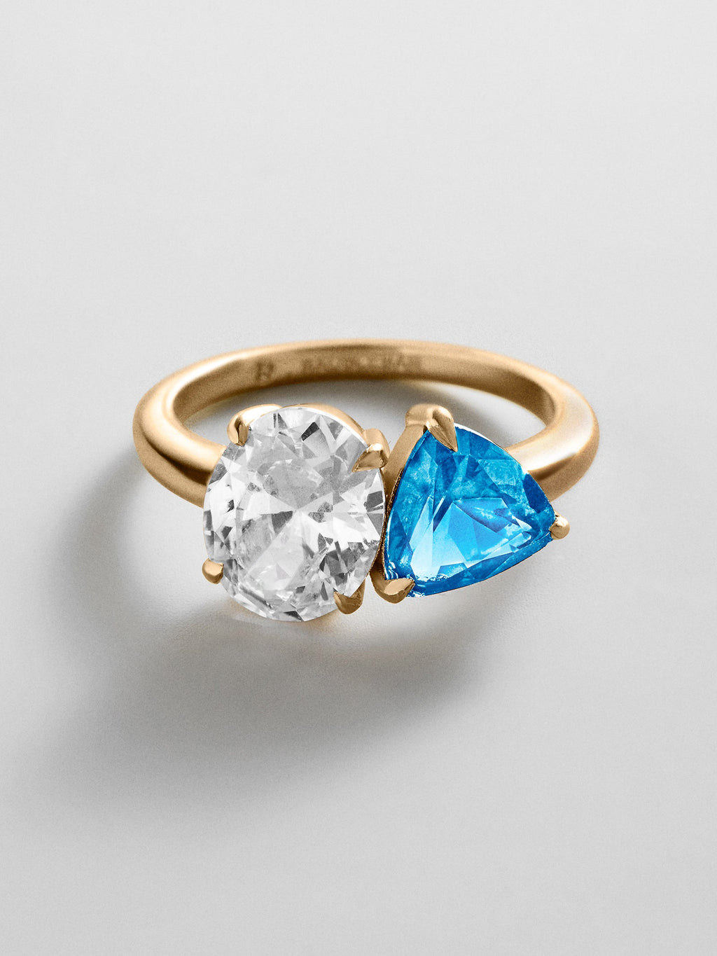 Toi et Moi Custom Birthstone Ring - Gold
