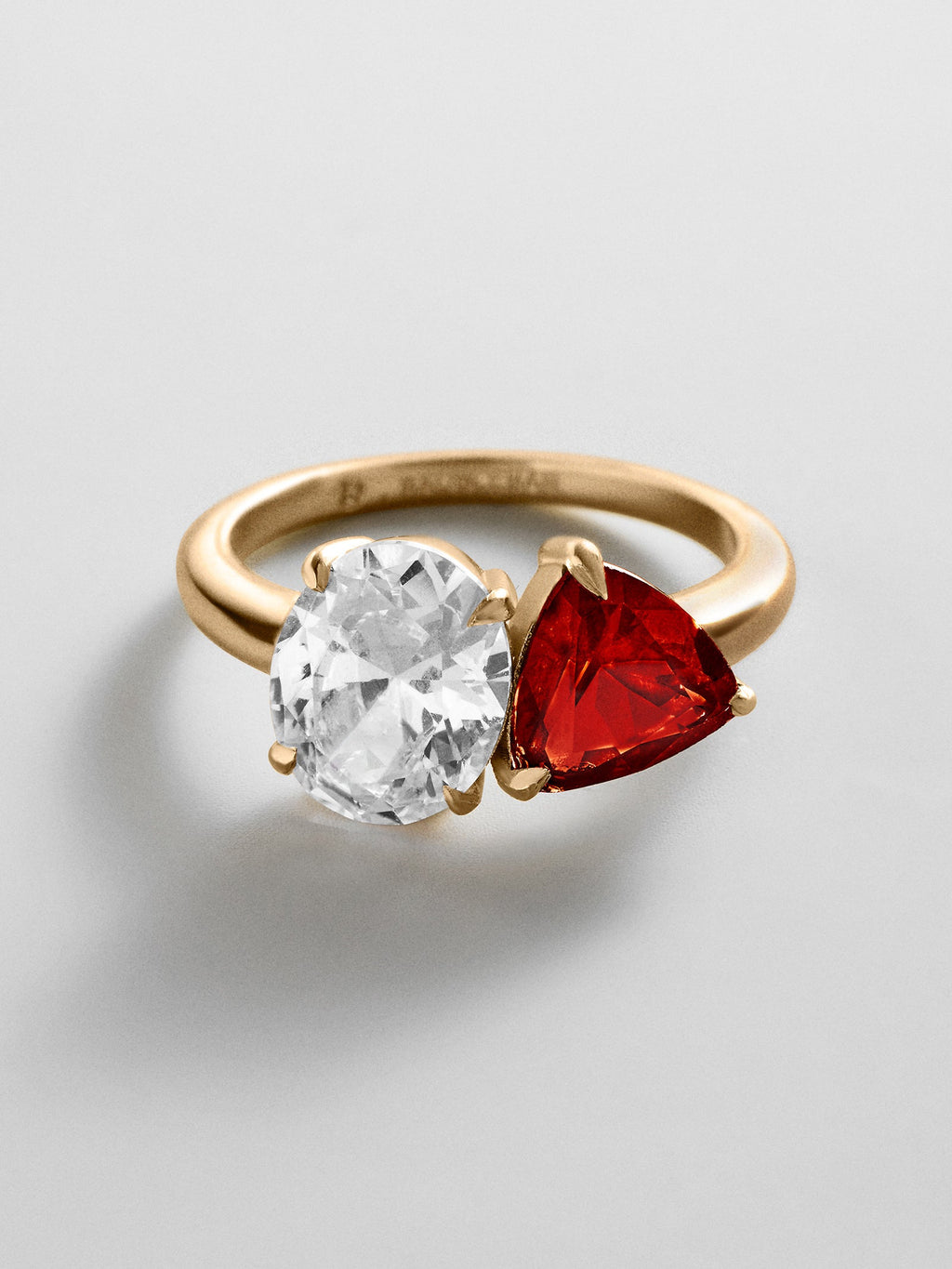 Toi et Moi Custom Birthstone Ring - Gold