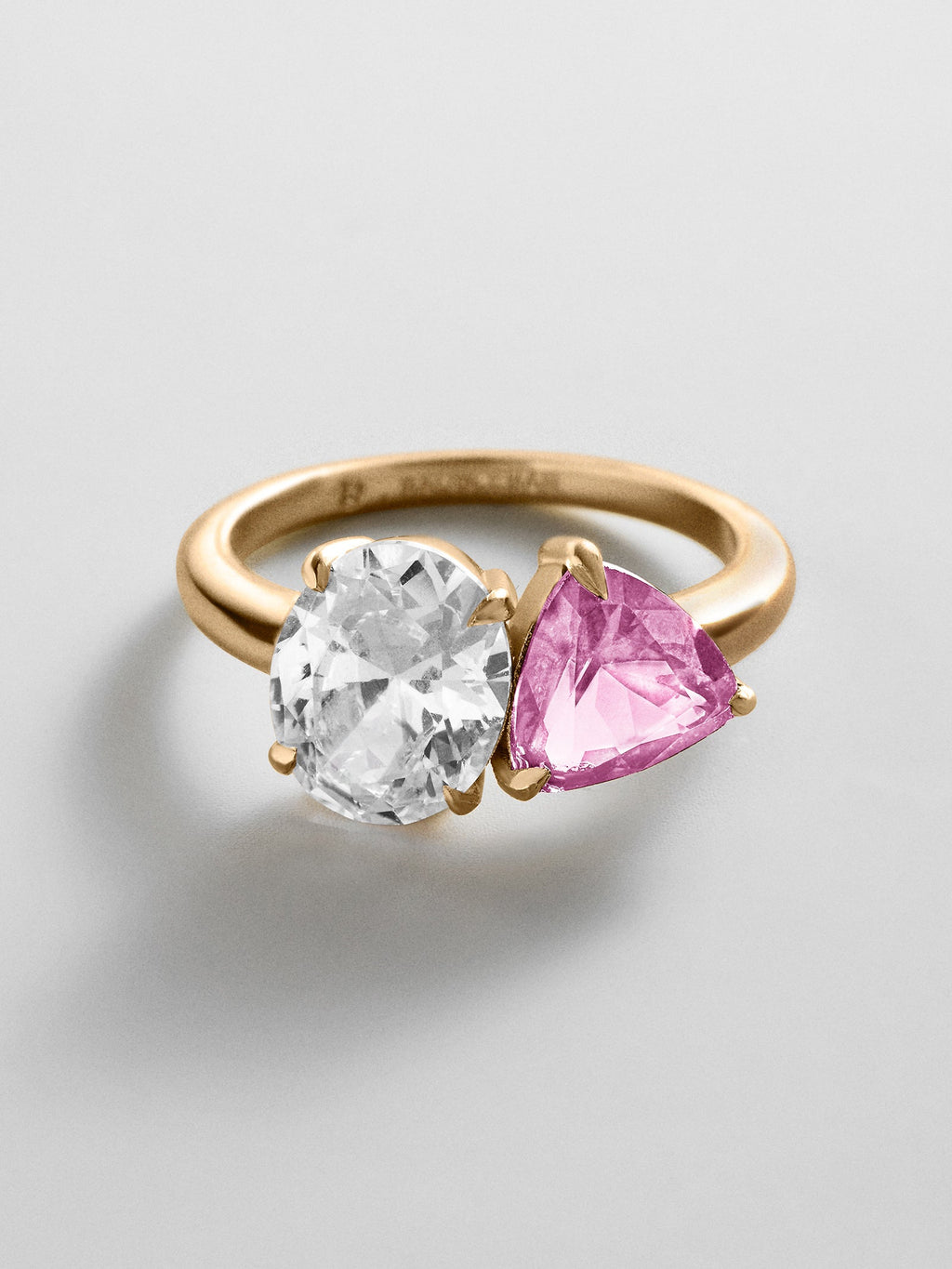 Toi et Moi Custom Birthstone Ring - Gold